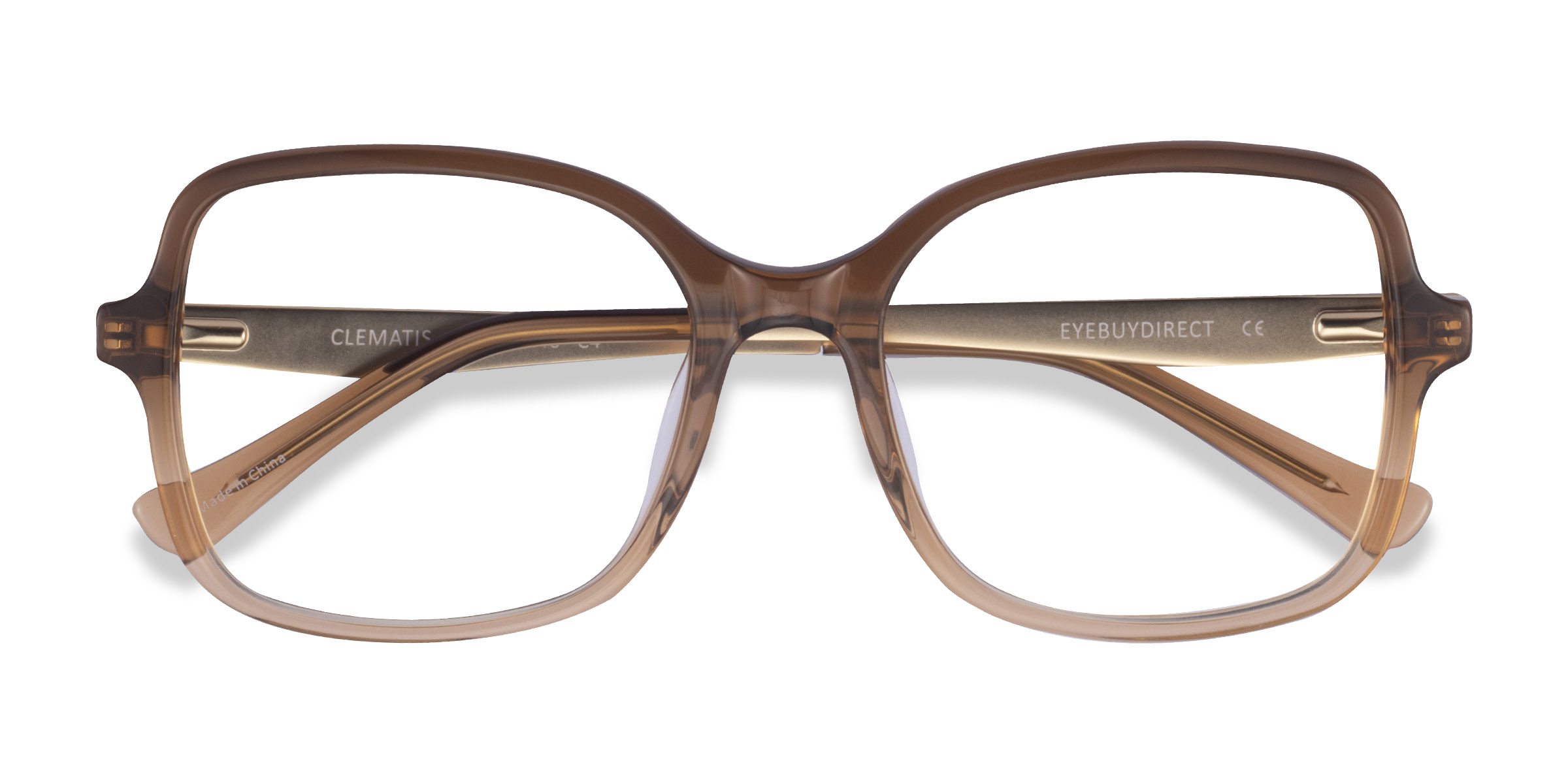 Clear Brown Clematis -  Acétate Lunettes de vue