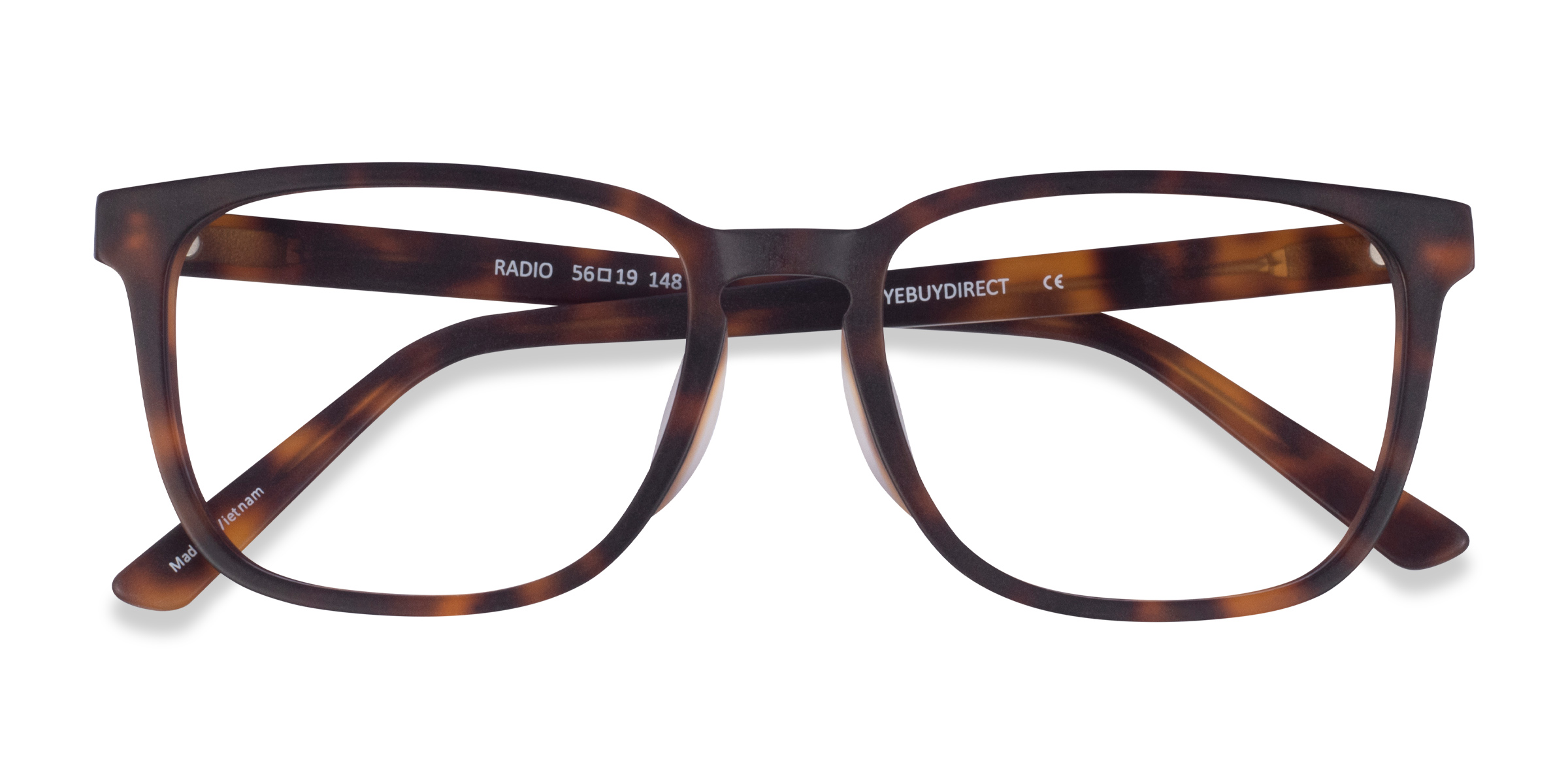 Matte Tortoise Radio -  Acetate Eyeglasses