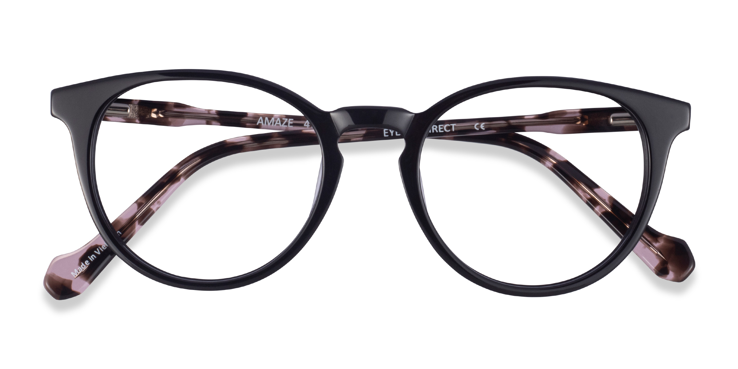 Black Tortoise Amaze -  Acetate Eyeglasses