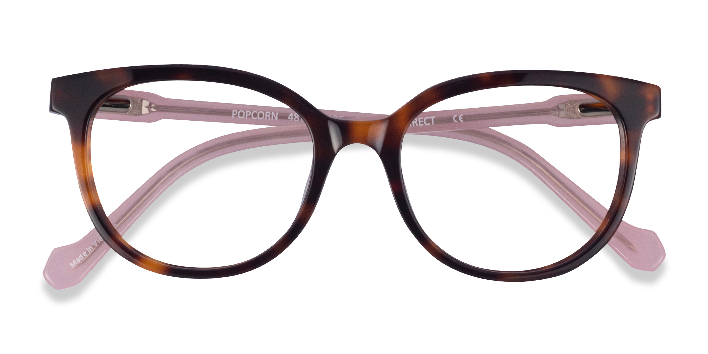 Tortoise Pink Popcorn -  Acétate Lunettes de vue