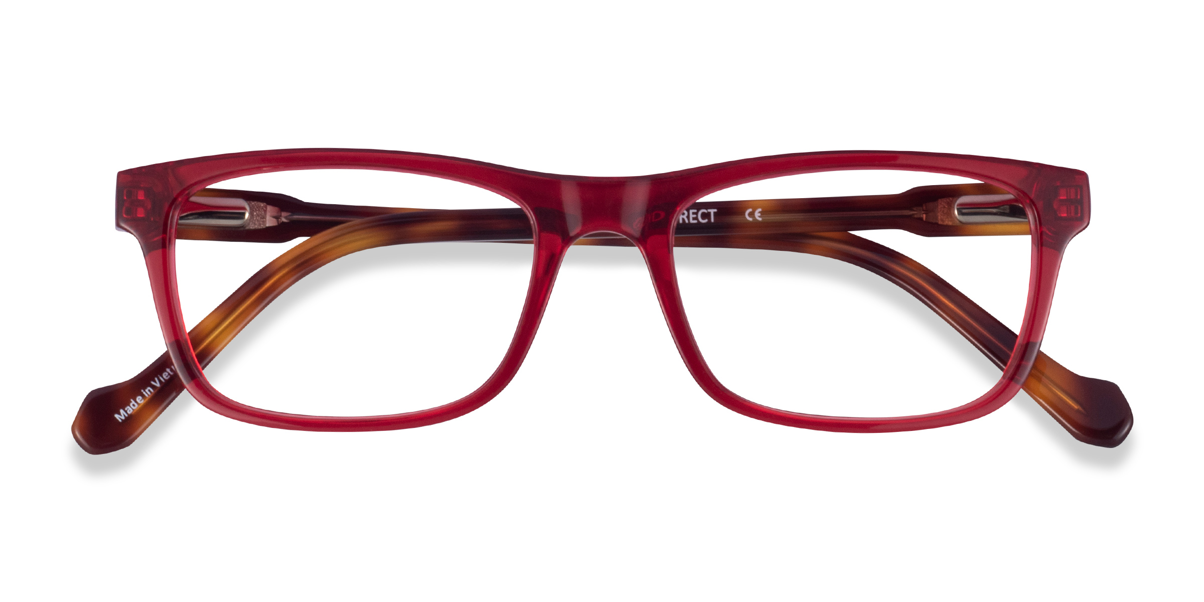 Red Tortoise Scuba - Acétate Lunettes de vue