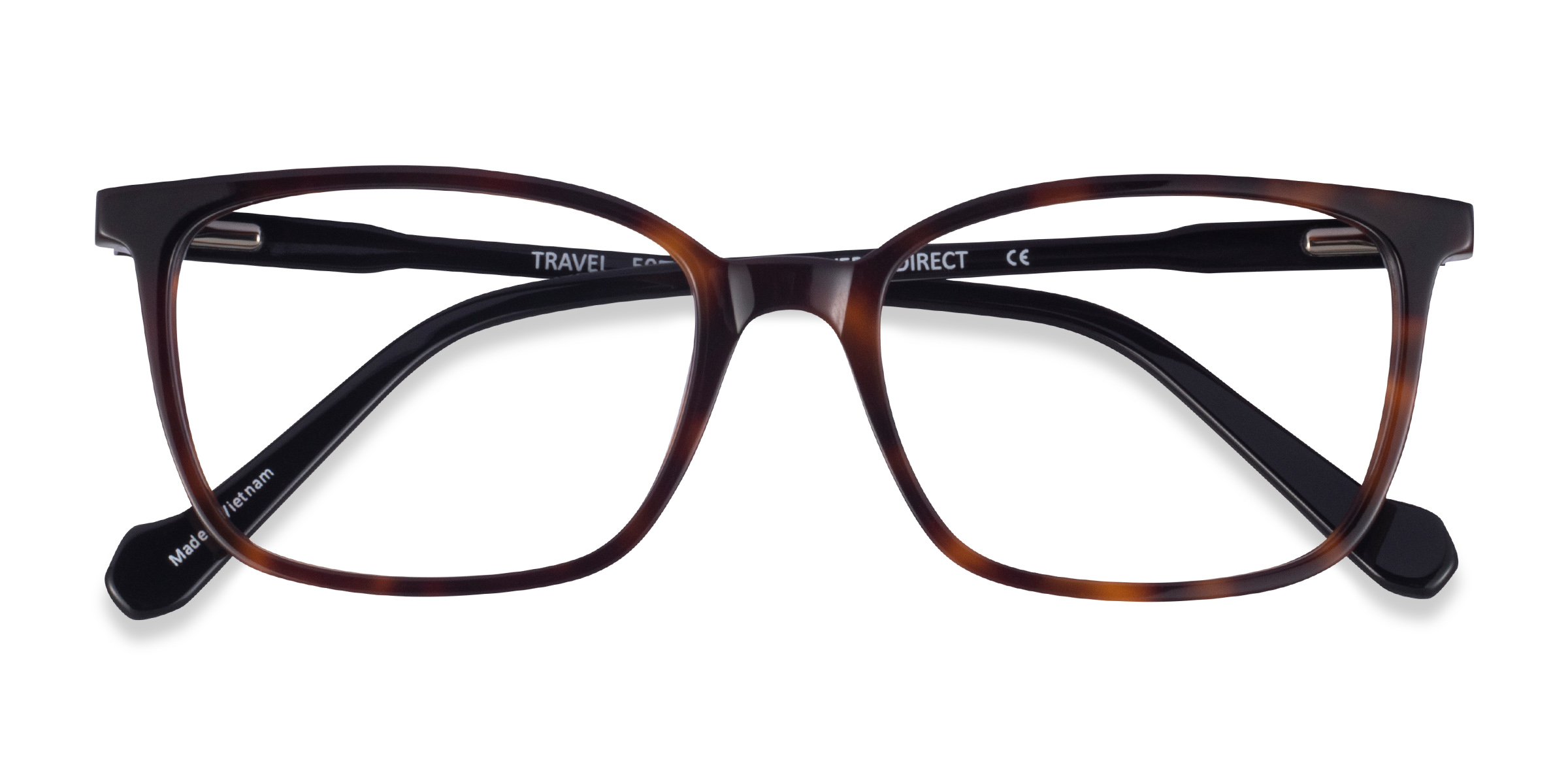 Tortoise Black Travel -  Acétate Lunettes de vue