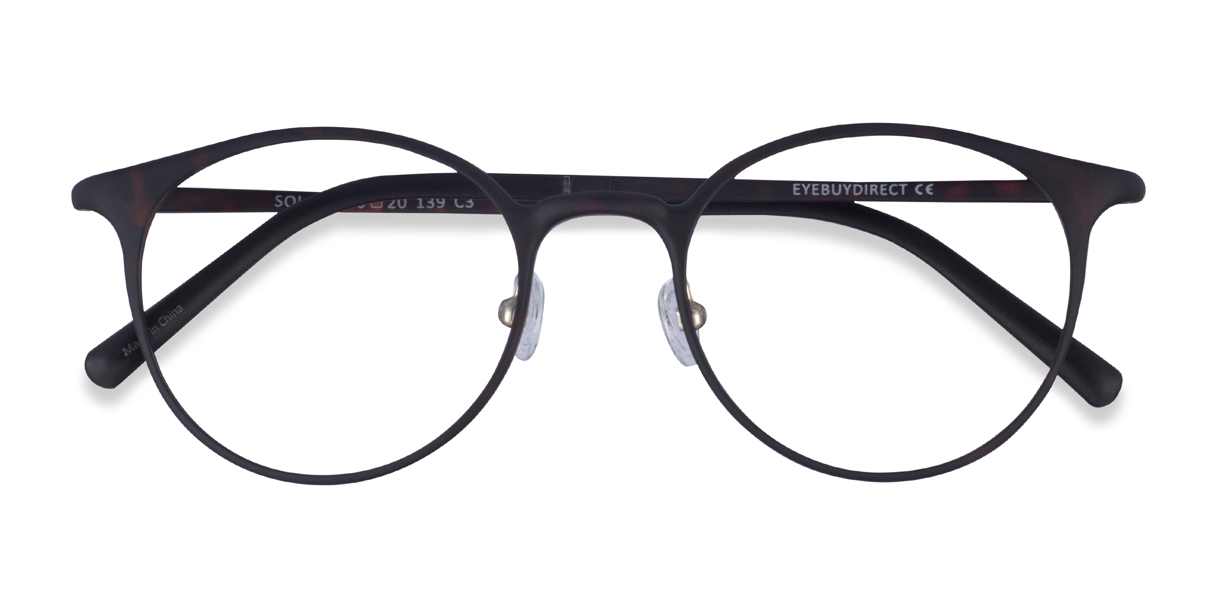 Matte Tortoise Solace -  Plastique Lunettes de vue