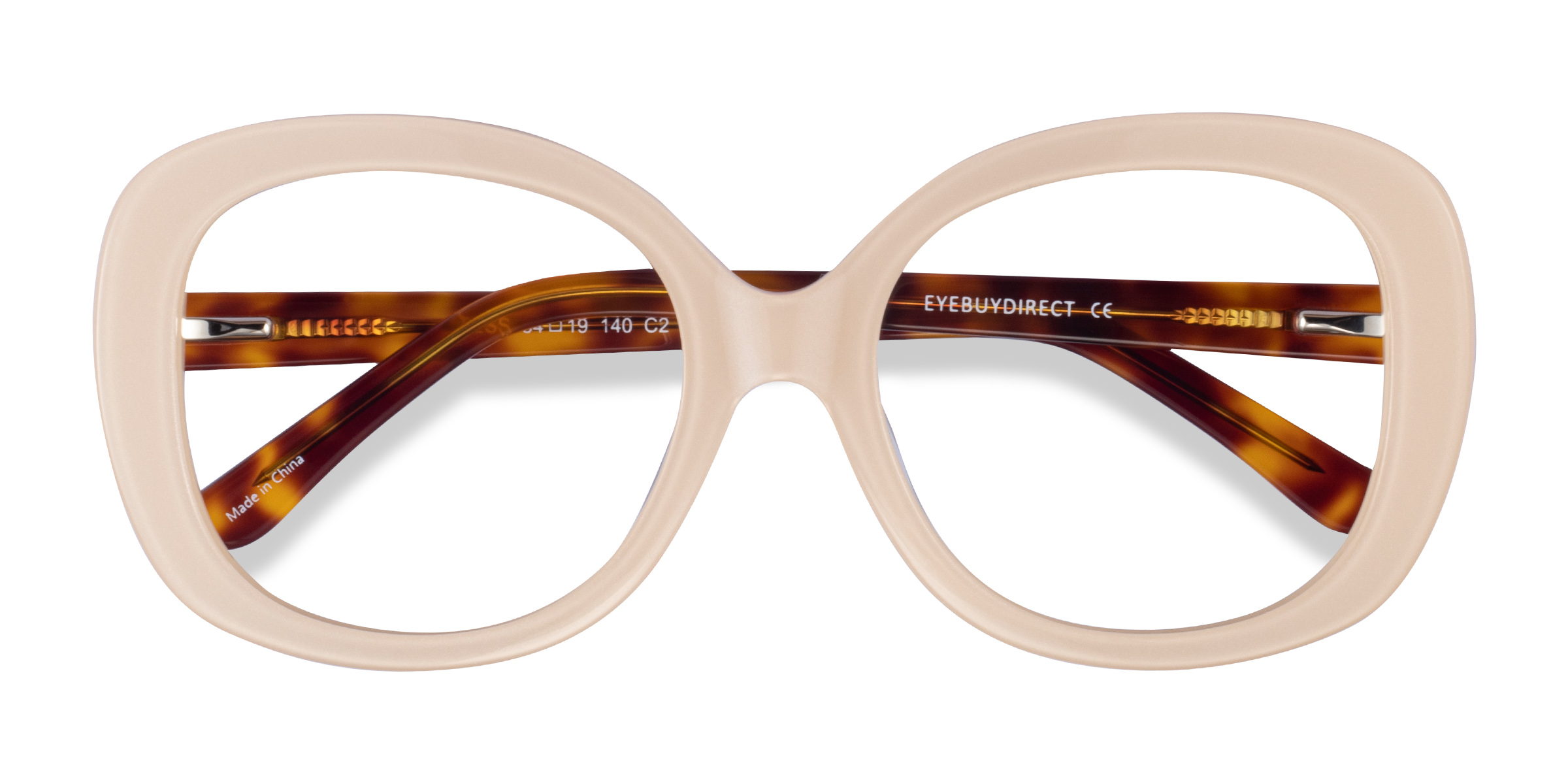 Cream & Tortoise Tess -  Acétate Lunettes de vue