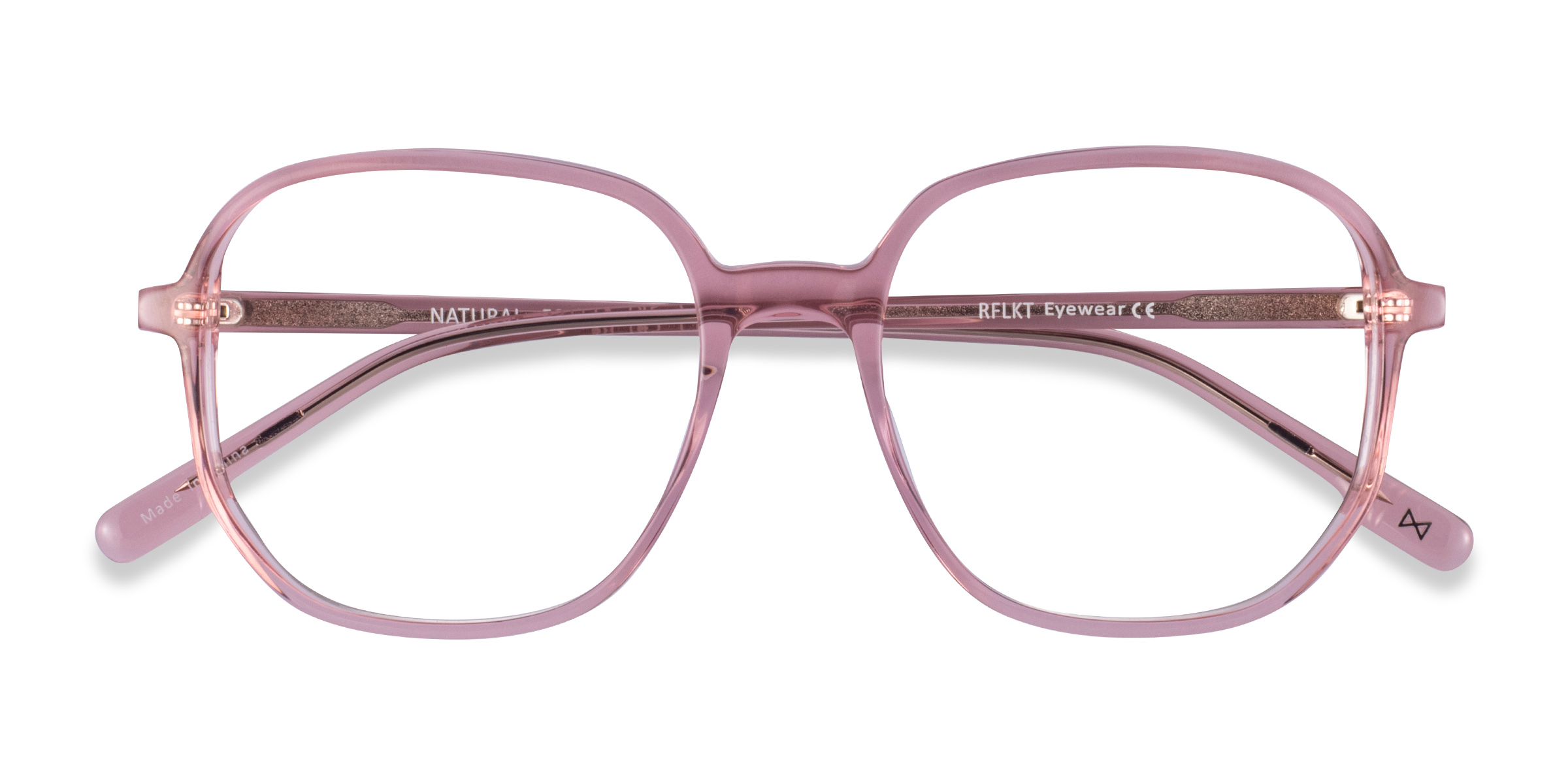 Clear Pink Natural -  Acétate Lunettes de vue