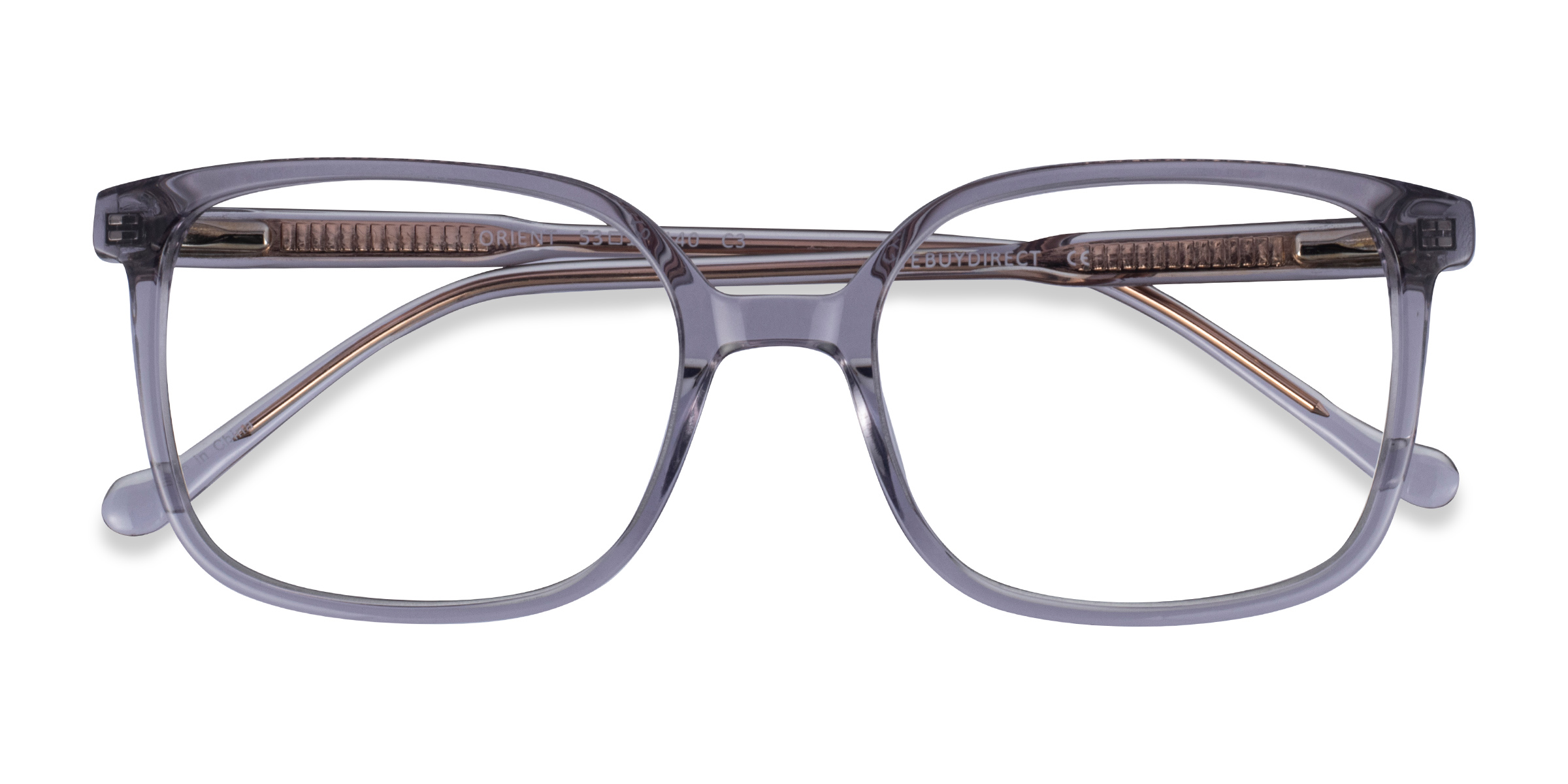 Clear Gray Orient - Acétate Lunettes de vue