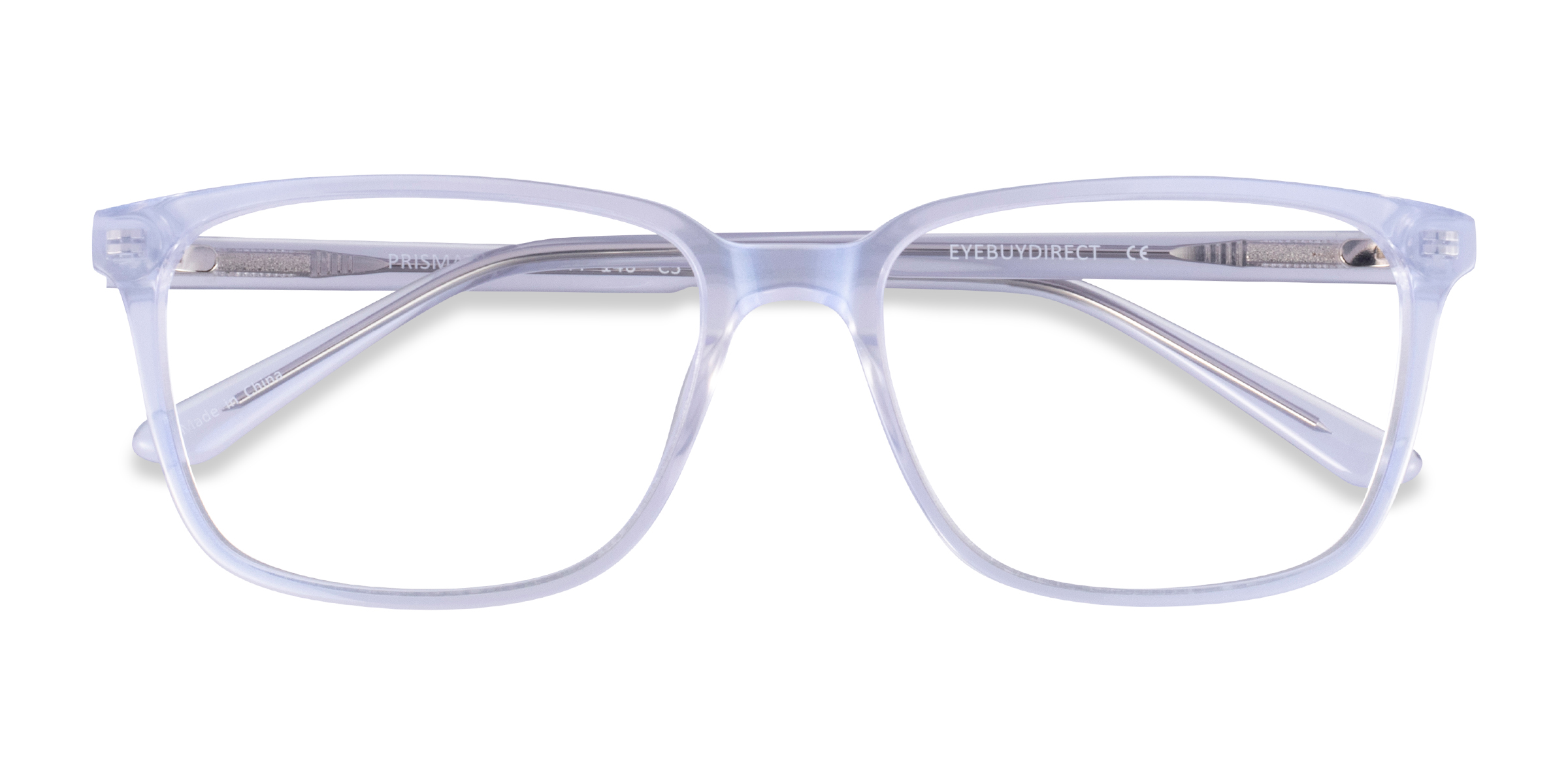 Iridescent Clear Prismatic -  Acetate Eyeglasses