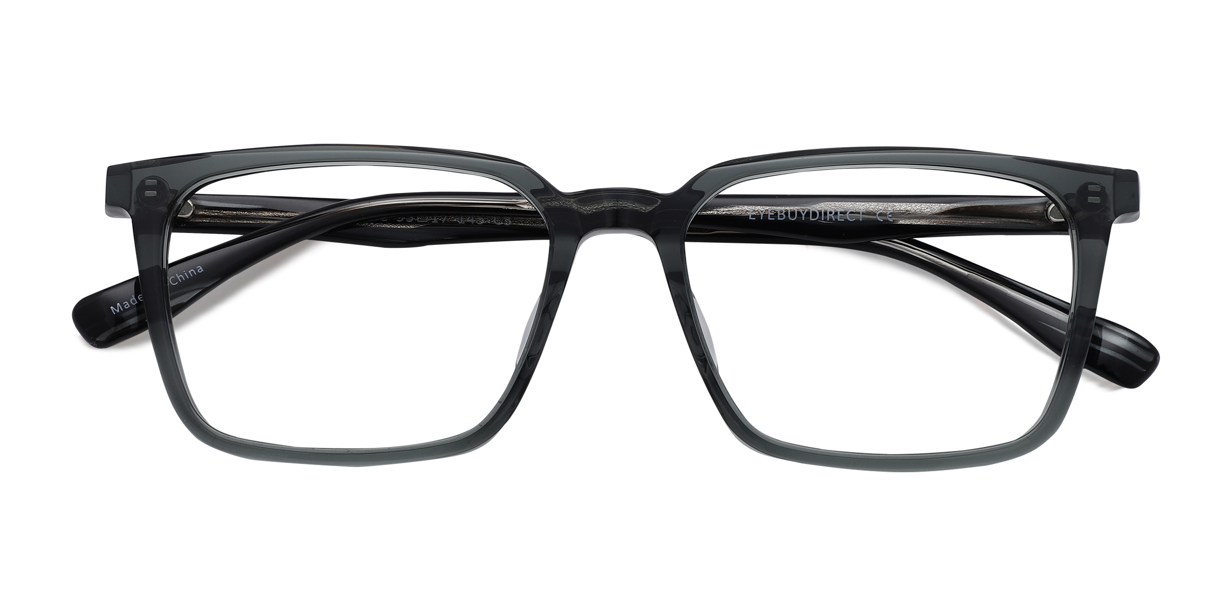 Clear Gray   Black Basic -  Acétate Lunettes de vue