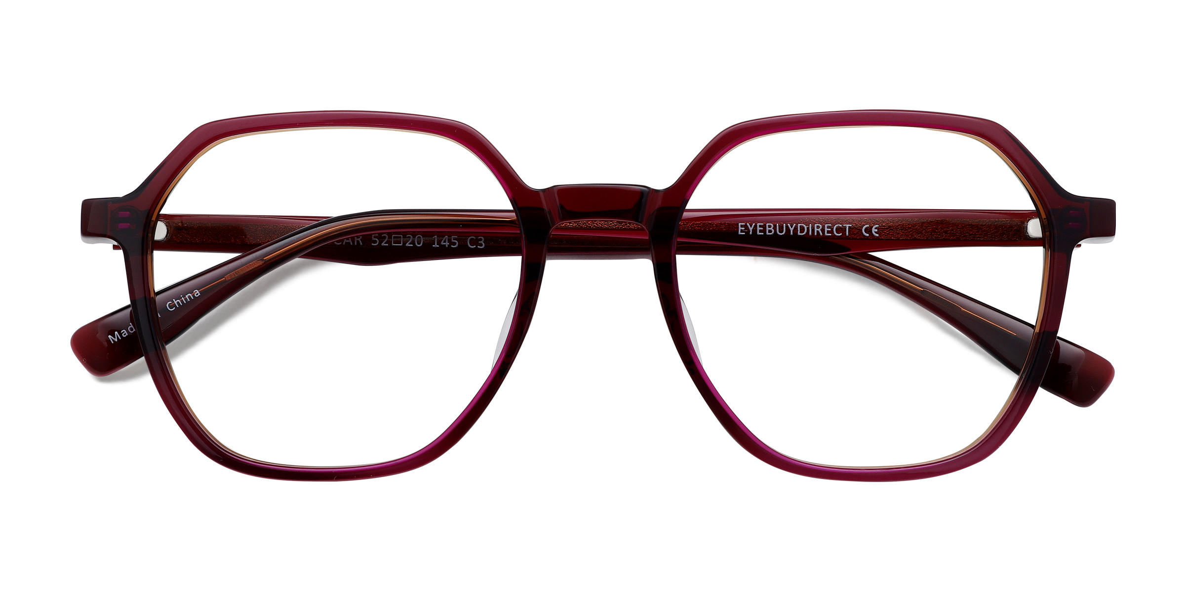 Brown Pink Oscar - Acétate Lunettes de vue