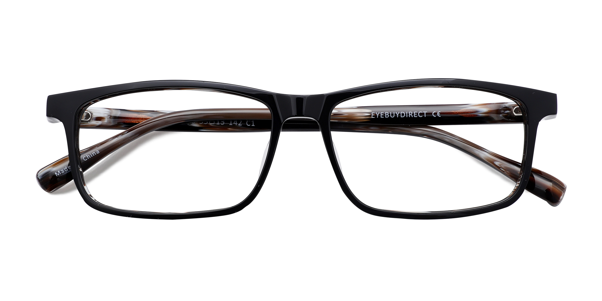 Black Striped Jonas -  Acétate Lunettes de vue