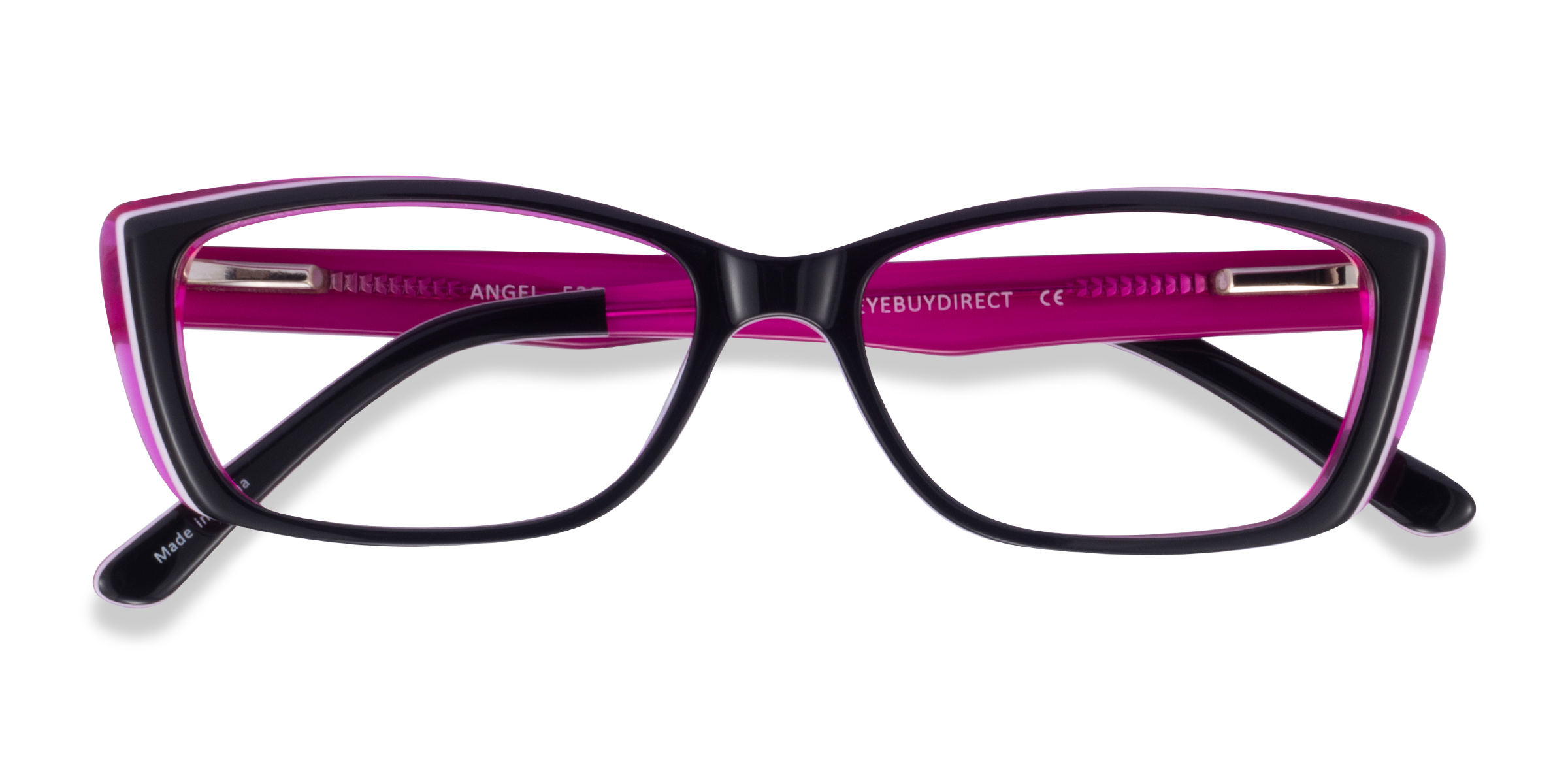 Black Purple Angel -  Acetate Eyeglasses
