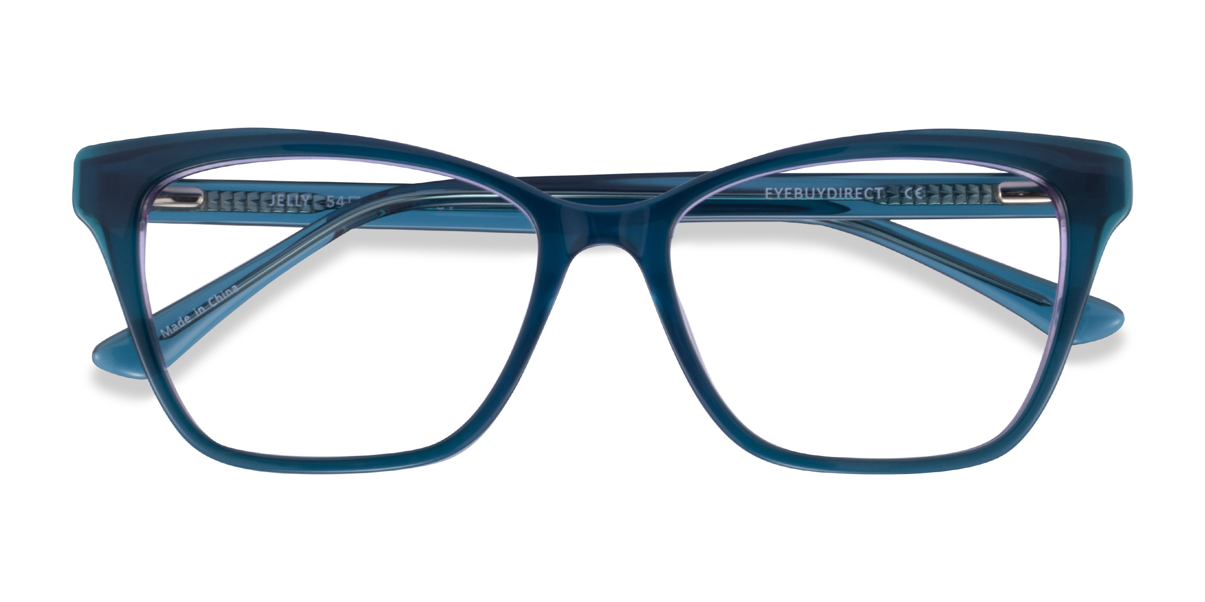 Teal Purple Jelly -  Acetate Eyeglasses
