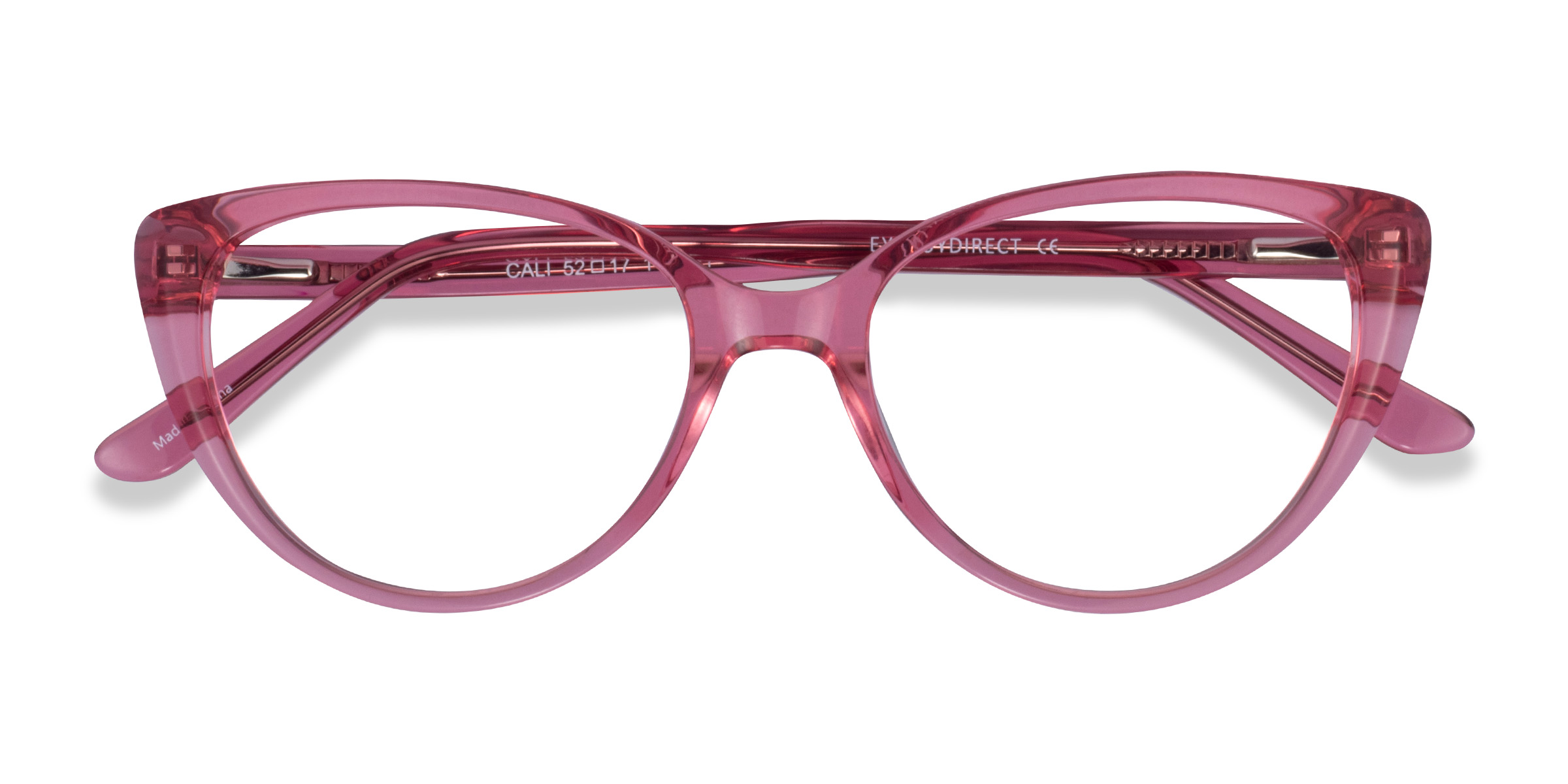 Clear Pink Cali - Acétate Lunettes de vue