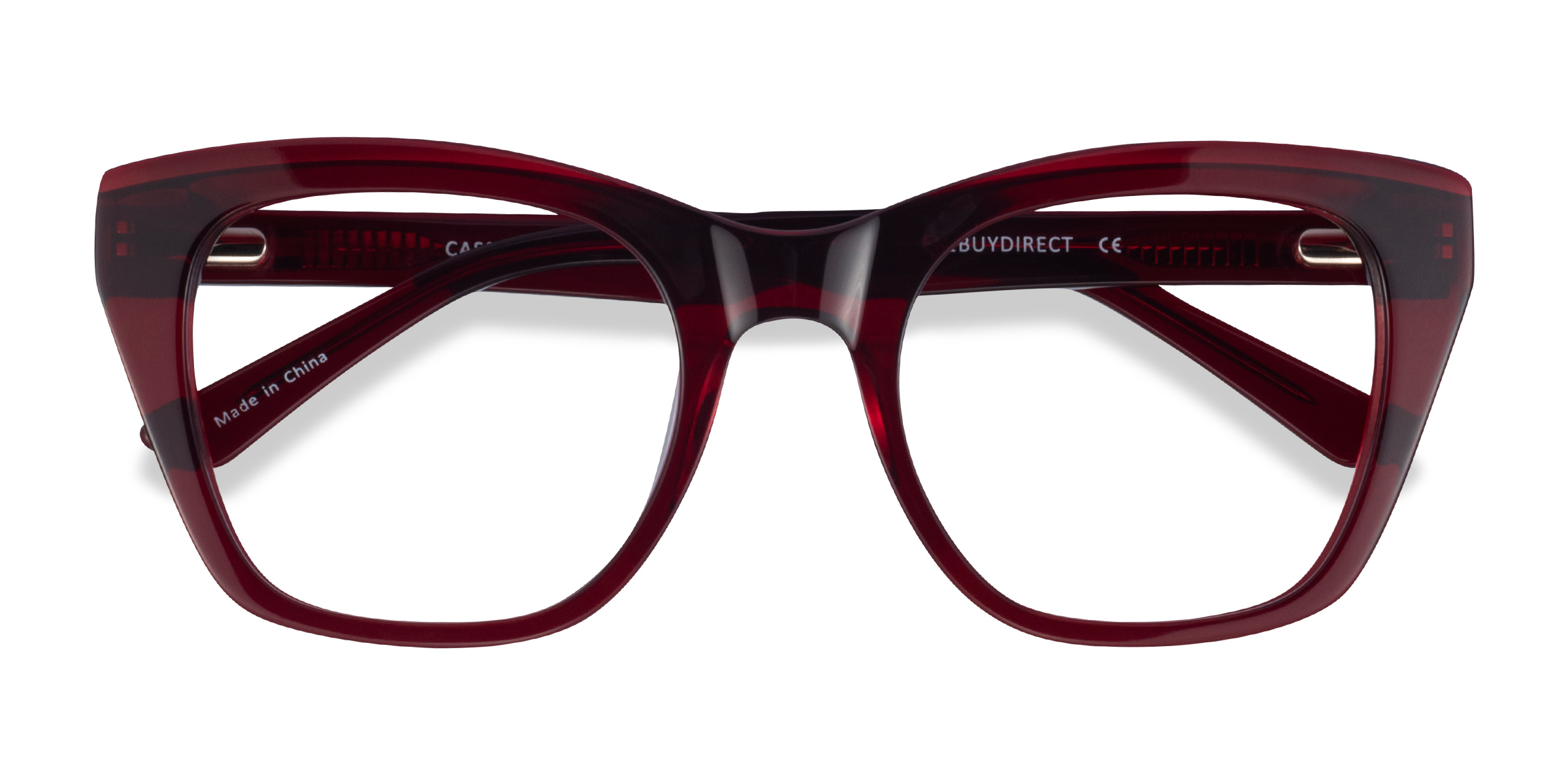 Burgundy Cassie -  Acétate Lunettes de vue