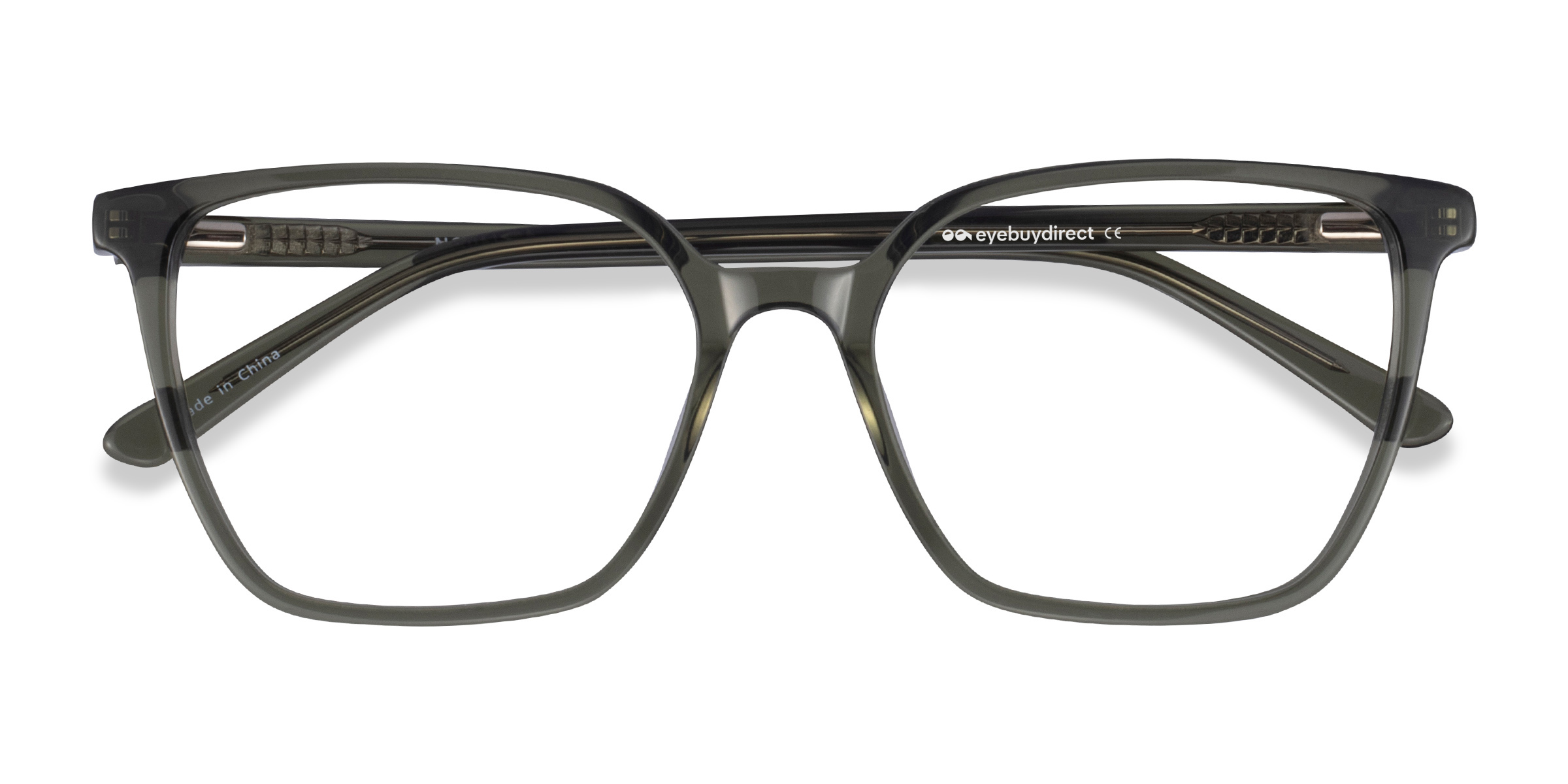 Clear Green Nobel -  Acetate Eyeglasses