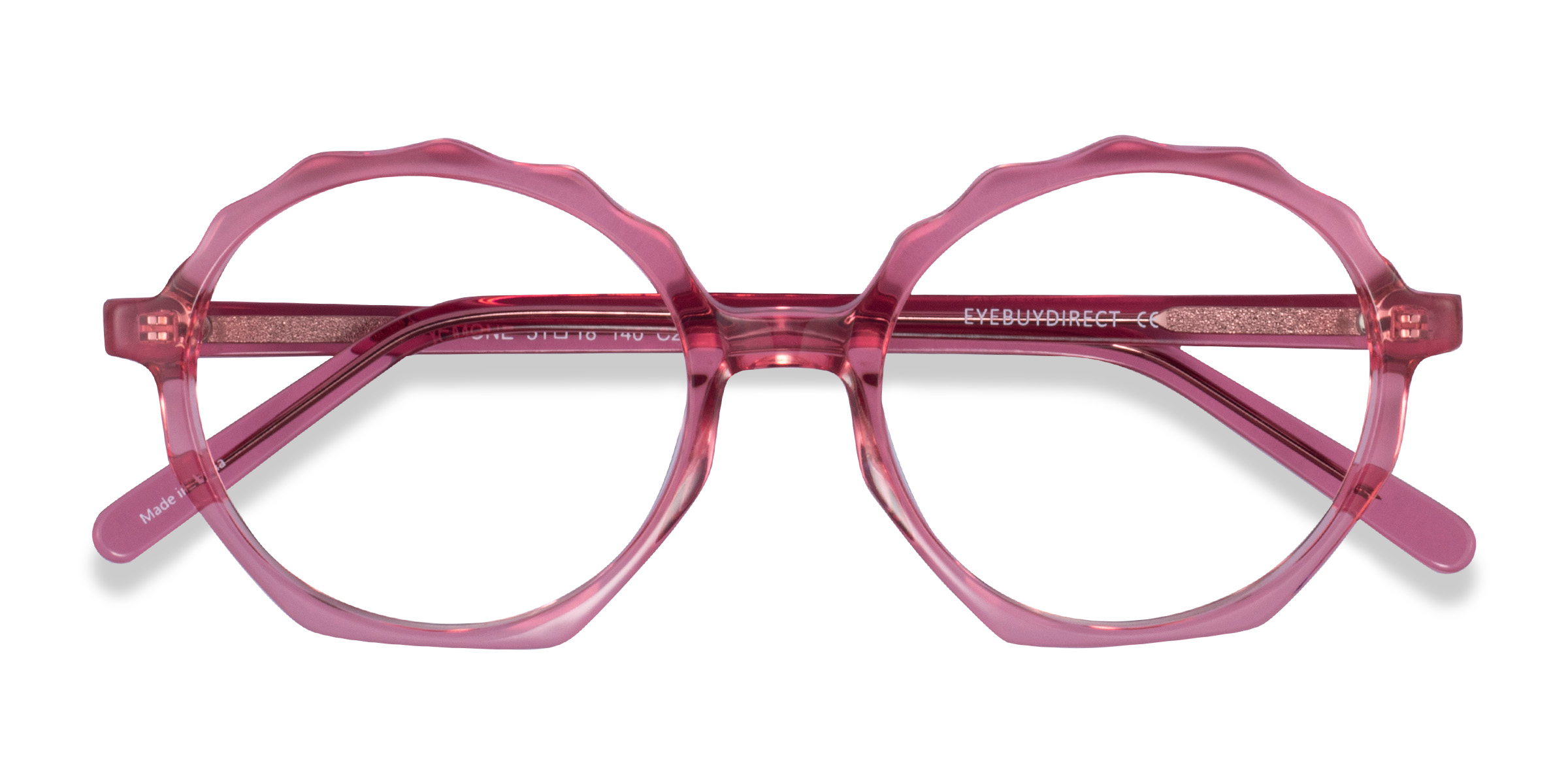 Clear Pink Anemone -  Acétate Lunettes de vue