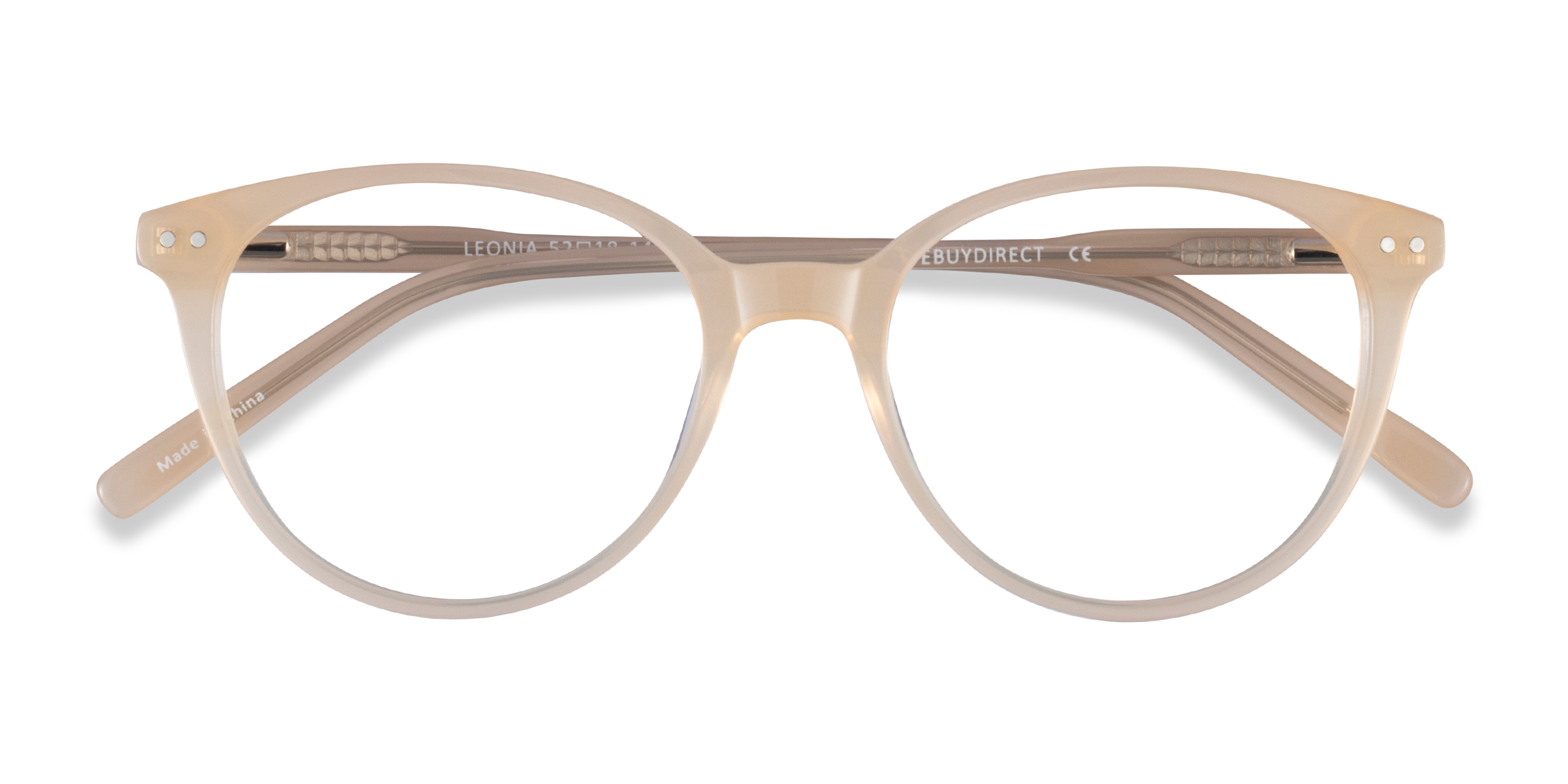 Light Yellow Leonia -  Acetate Eyeglasses