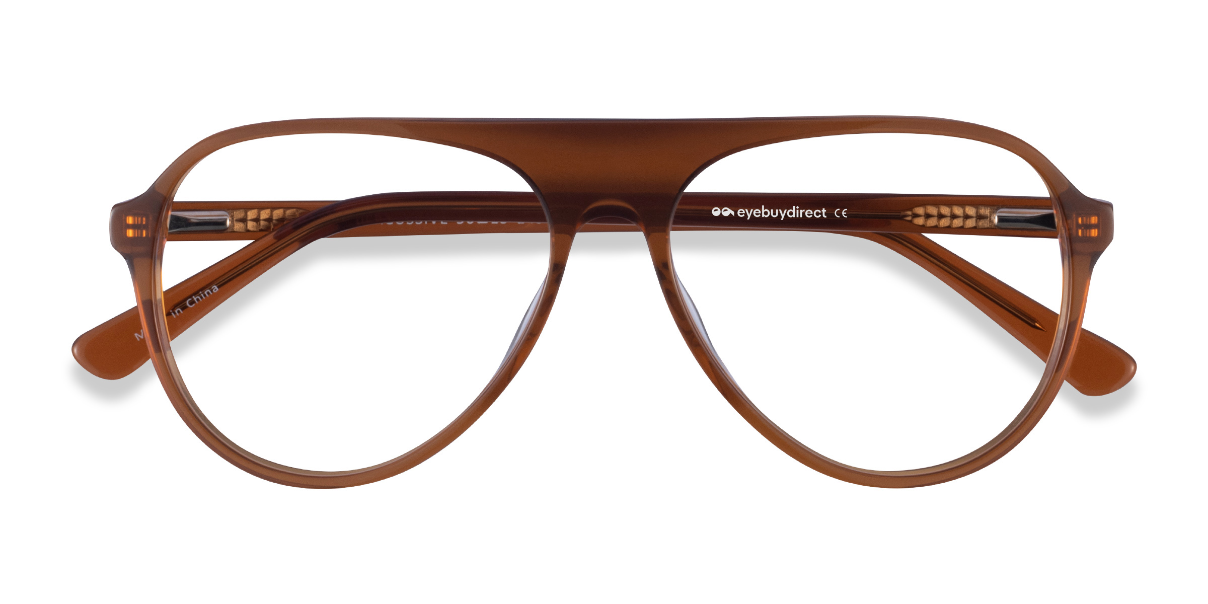Clear Brown Percussive -  Acetate Eyeglasses