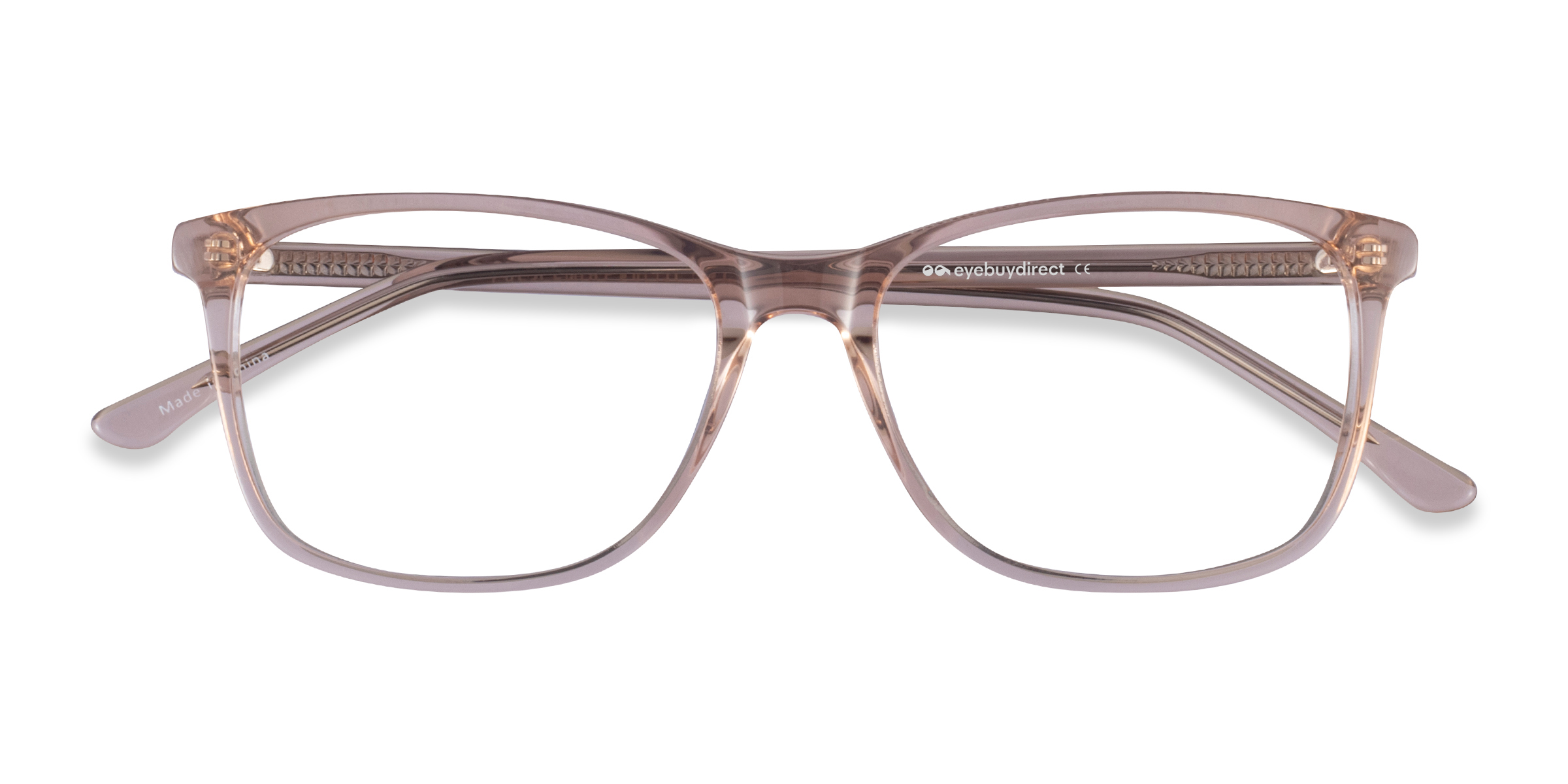 Clear Pink Crescendo -  Acetate Eyeglasses