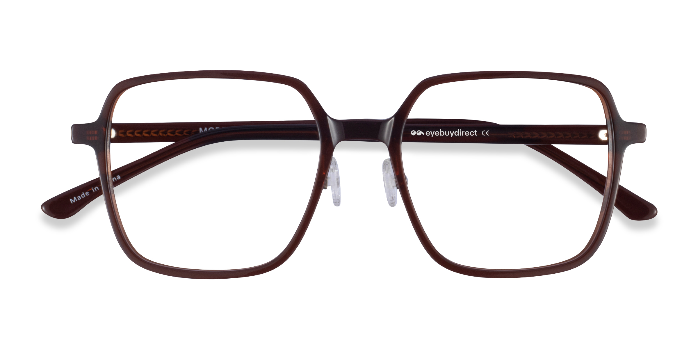 Marron foncé Modern -  Acétate Lunettes de vue