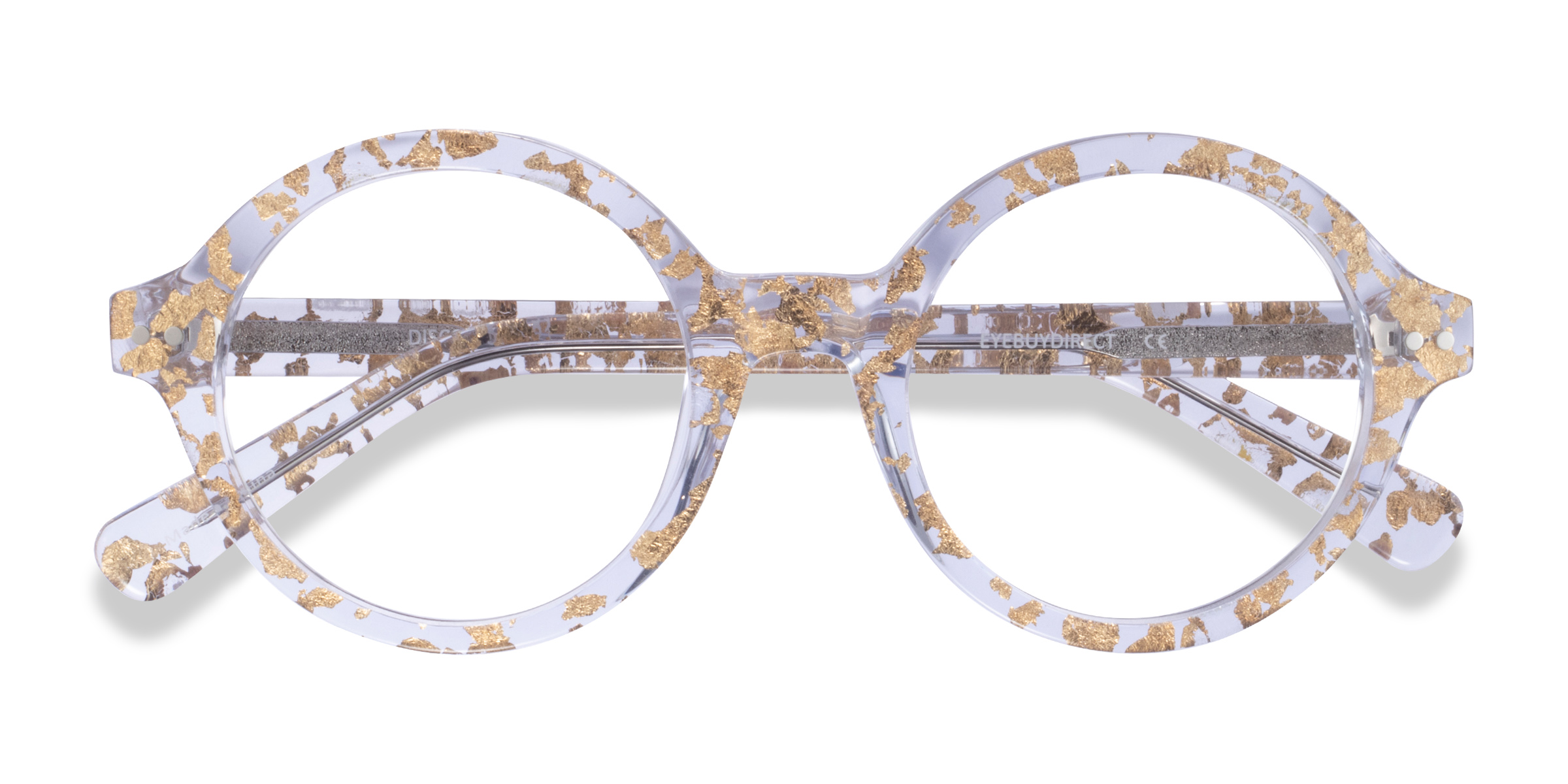 Clear Gold Disco -  Acétate Lunettes de vue