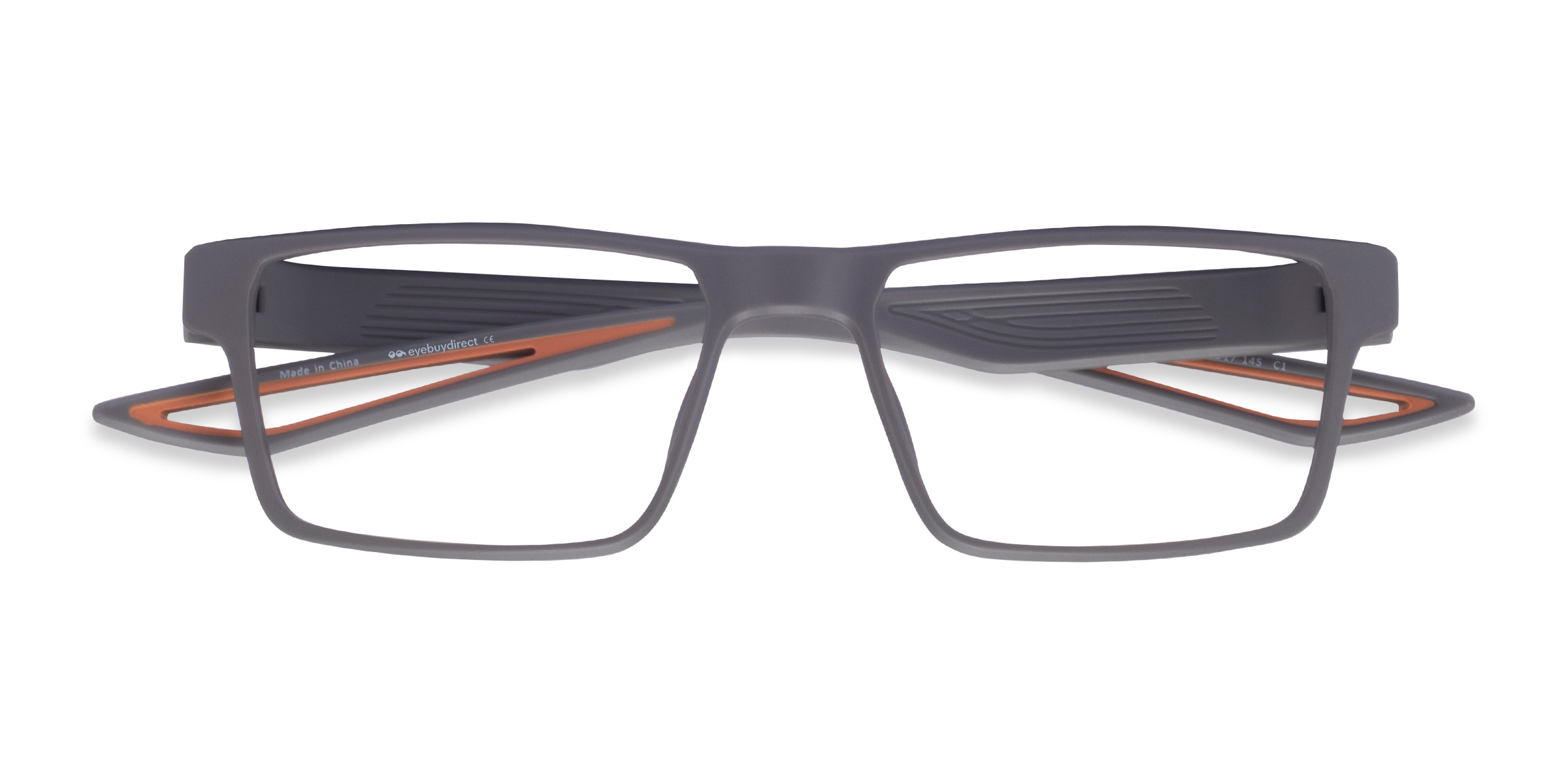 Matte Gray Icarus -  Plastique Lunettes de vue