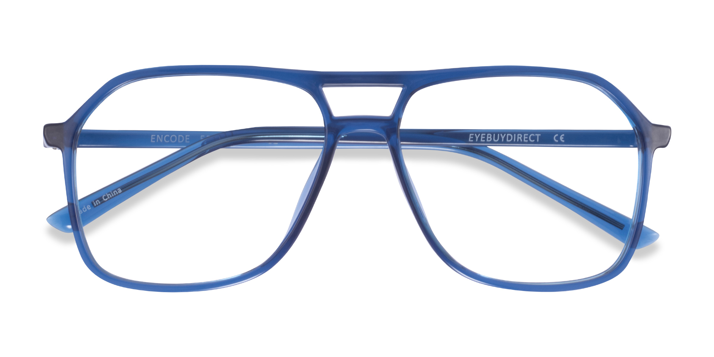Clear Navy Encode -  Plastique Lunettes de vue