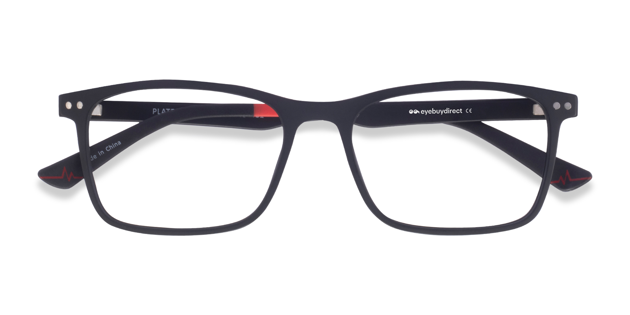 Matte Black Platform -  Plastic Eyeglasses