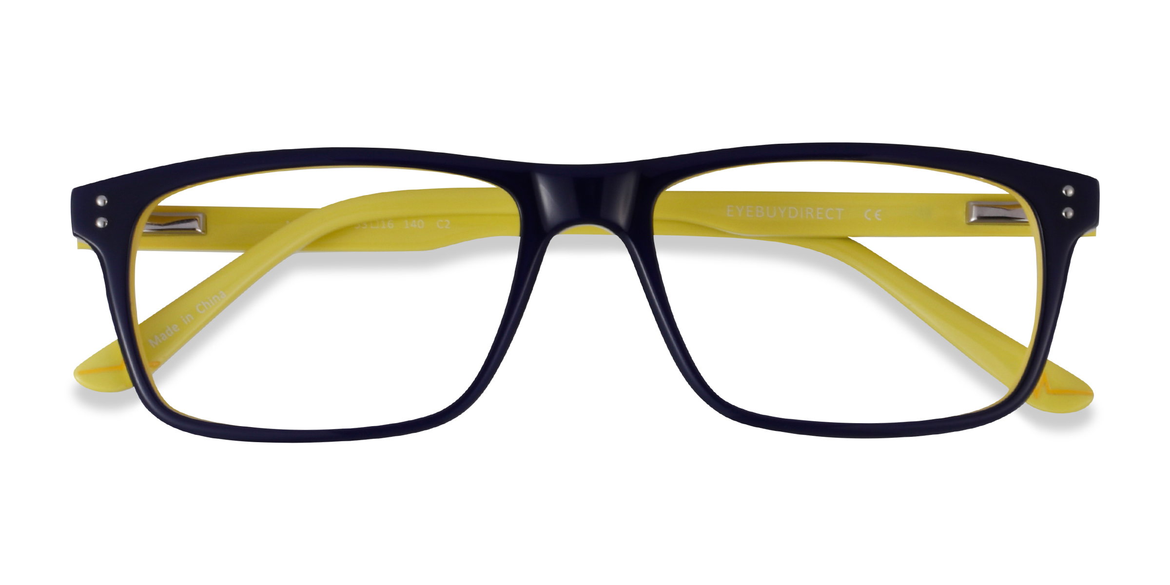 Navy Yellow Maestro -  Acétate Lunettes de vue
