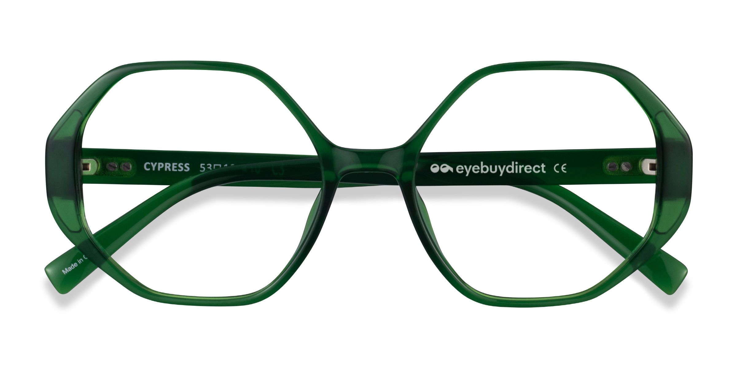 Clear Green Cypress -  Plastique Lunettes de vue