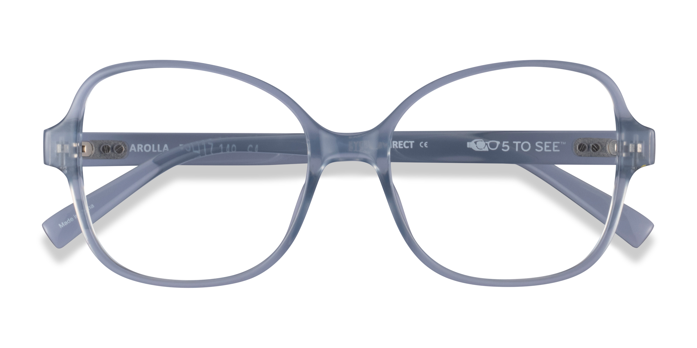 Clear Arolla -  Plastic Eyeglasses