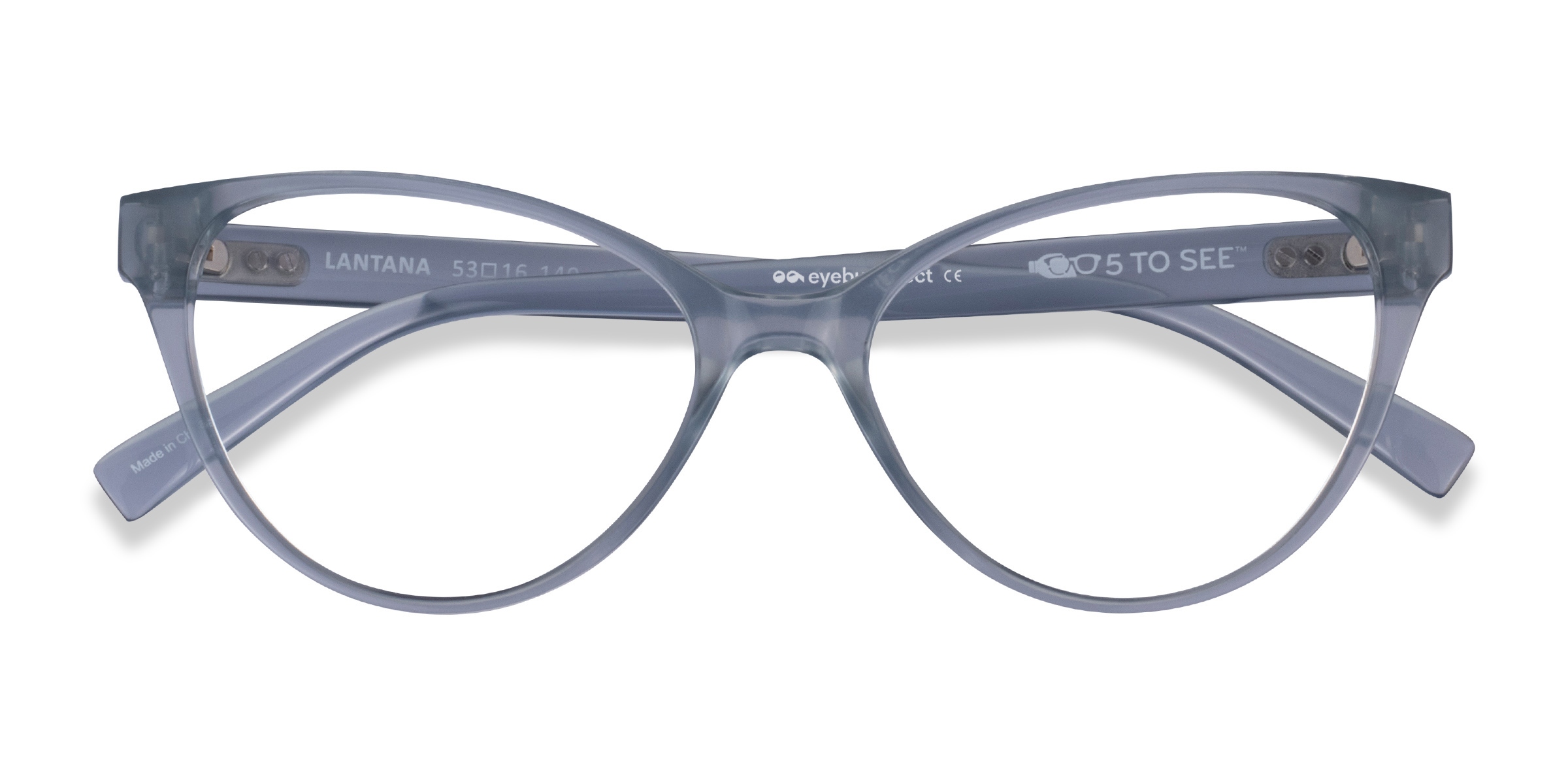 Clear Lantana -  Plastic Eyeglasses