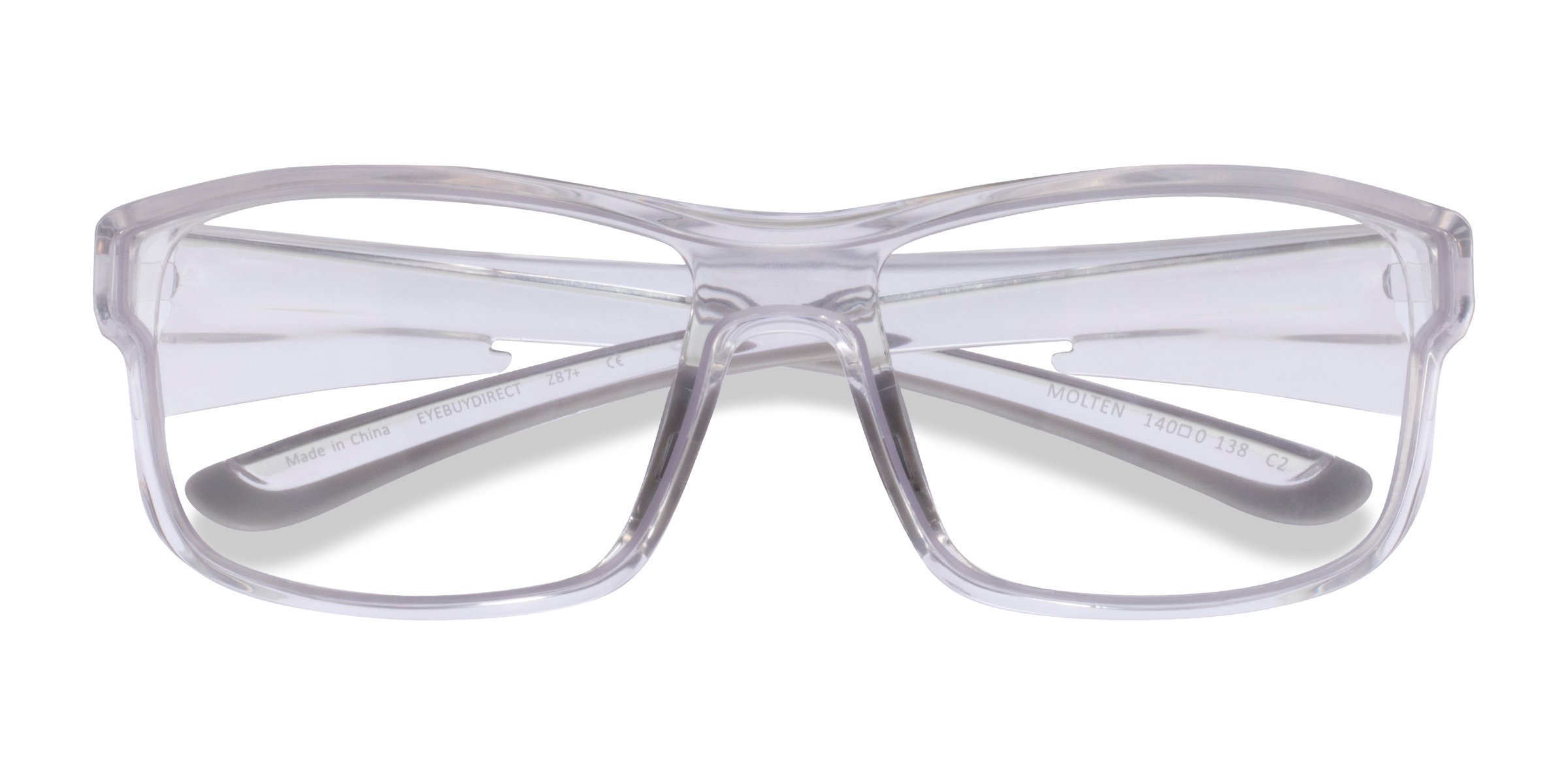 Clear Gray Molten -  Plastique Lunettes de vue