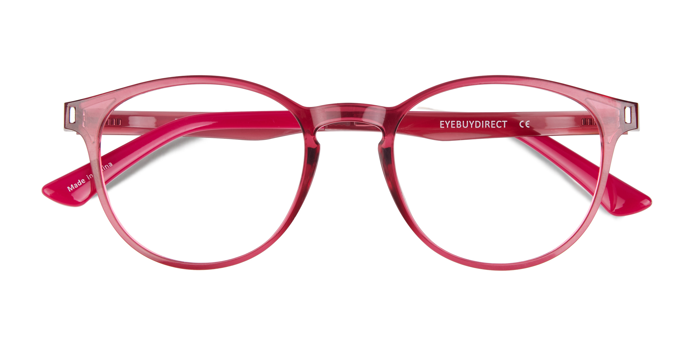 Clear Pink Boss -  Plastic Eyeglasses