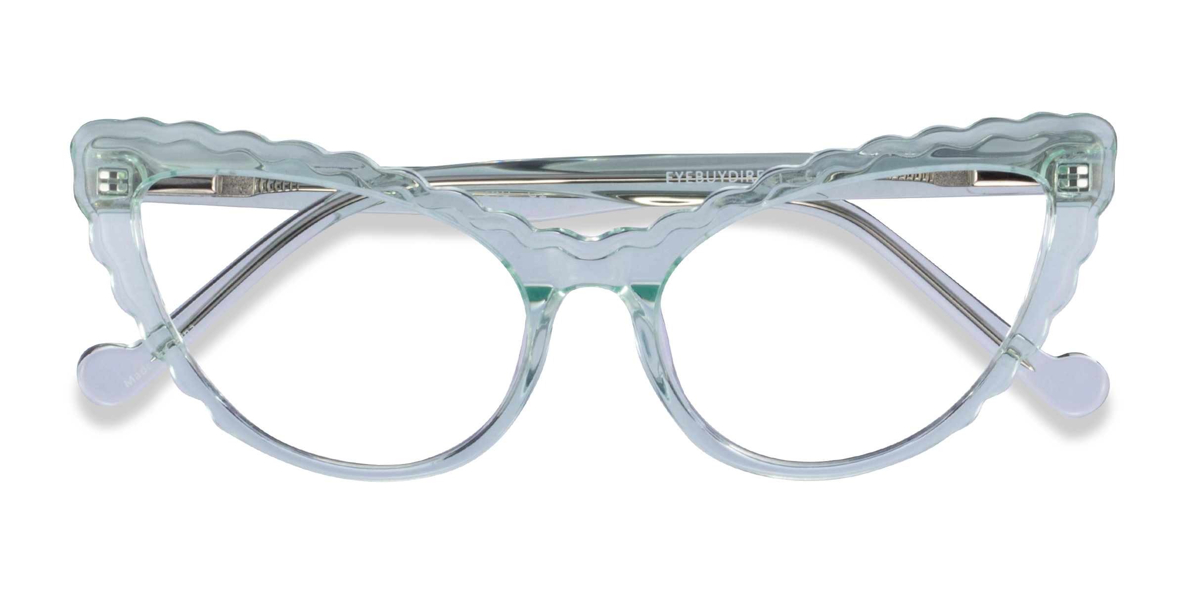 Clear Green Pen -  Acetate Eyeglasses