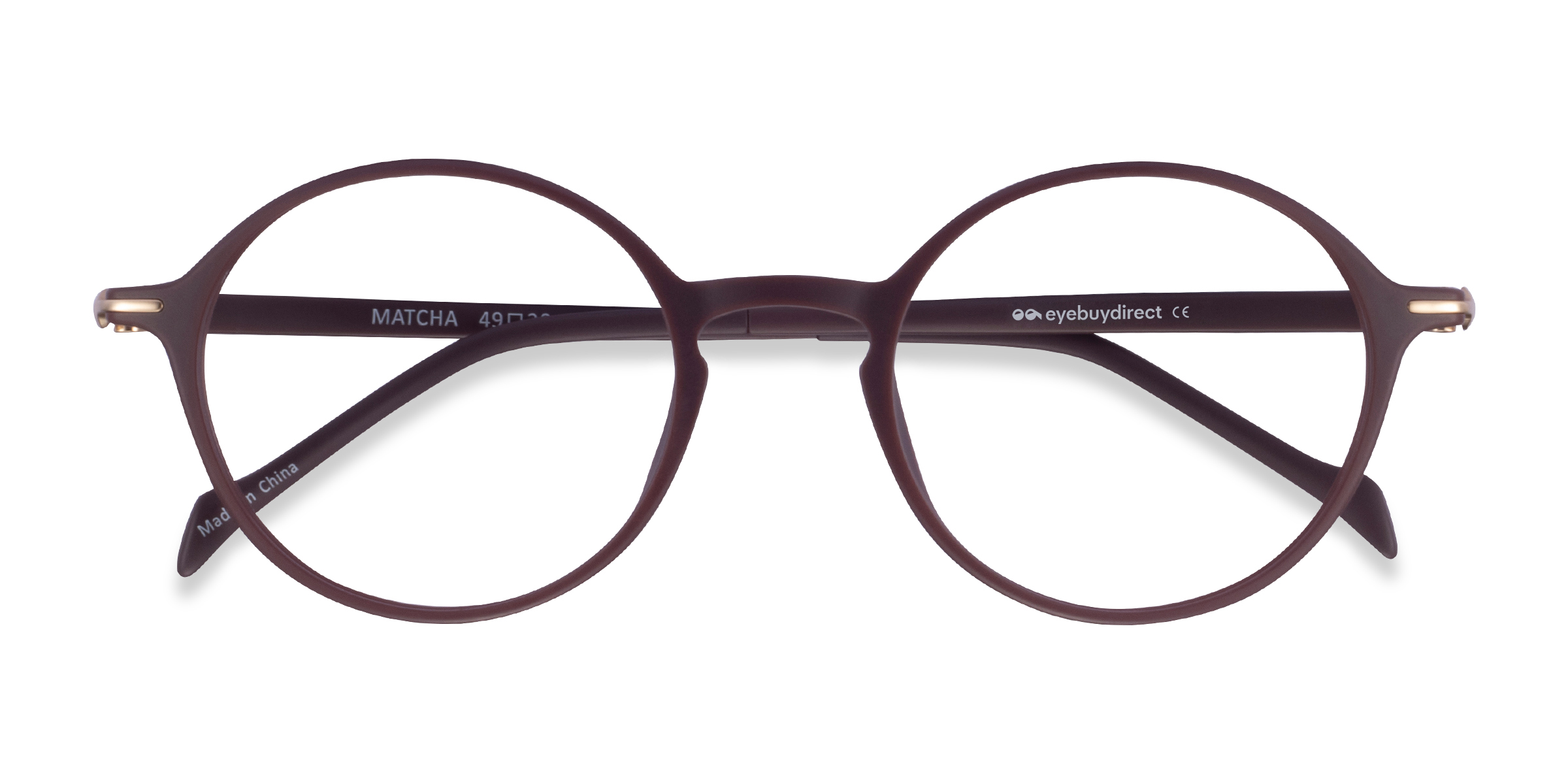 Marron foncé Matcha -  Plastique Lunettes de vue