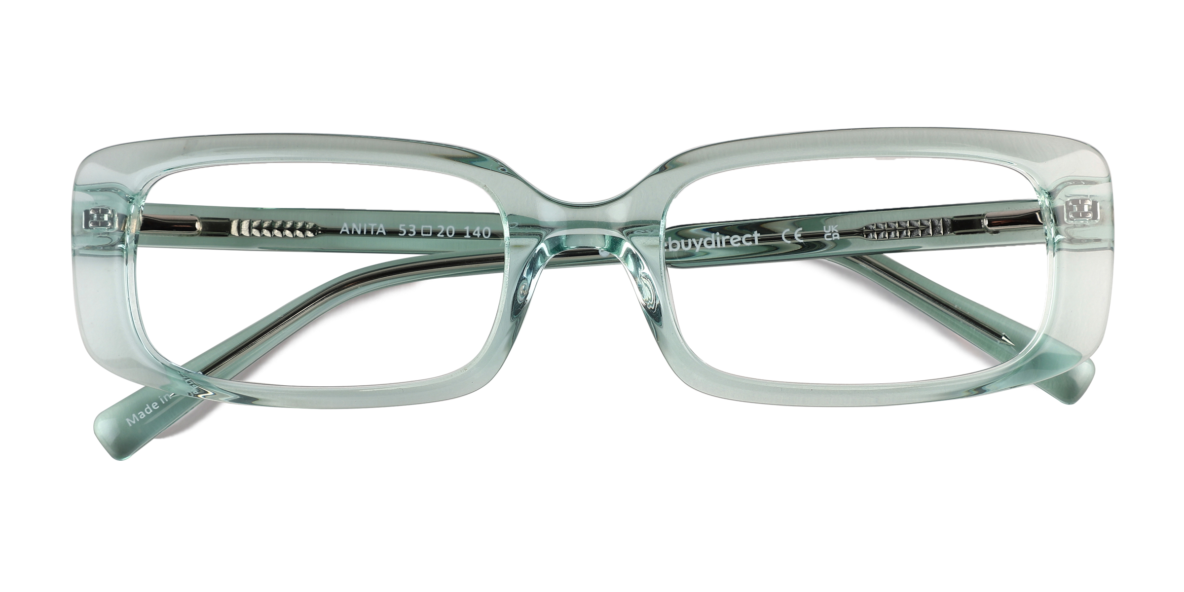 Crystal Light Green Anita -  Acetate Eyeglasses