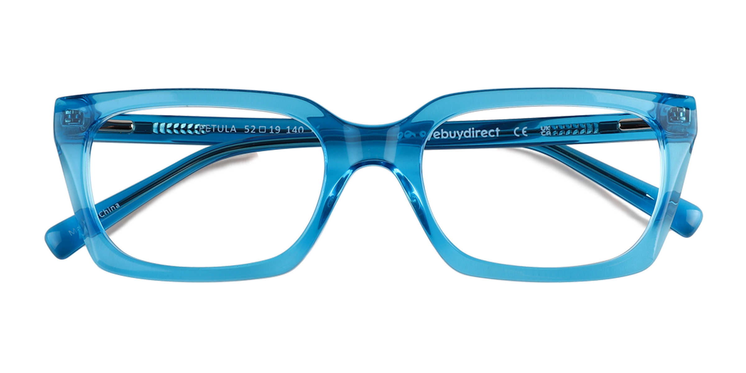 Crystal Fluo Blue Petula - Acetate Eyeglasses