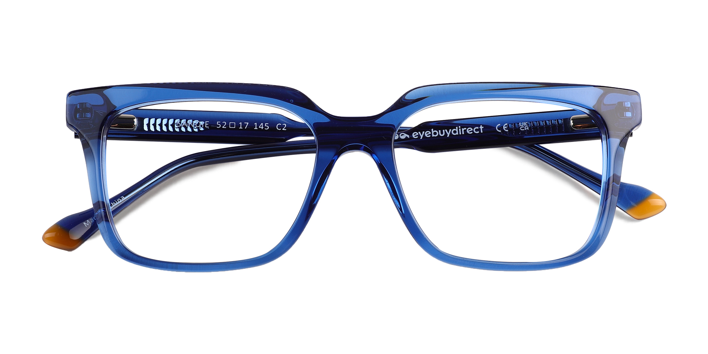 Crystal Dark Blue Sandie -  Acétate Lunettes de vue