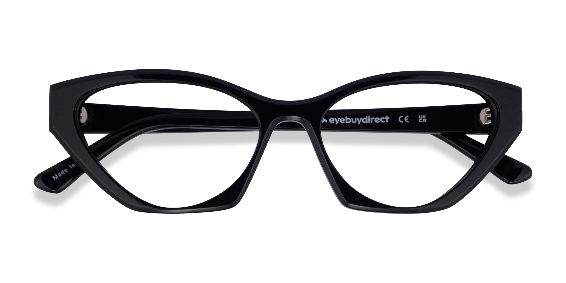 Black Angelina -  Acetate Eyeglasses