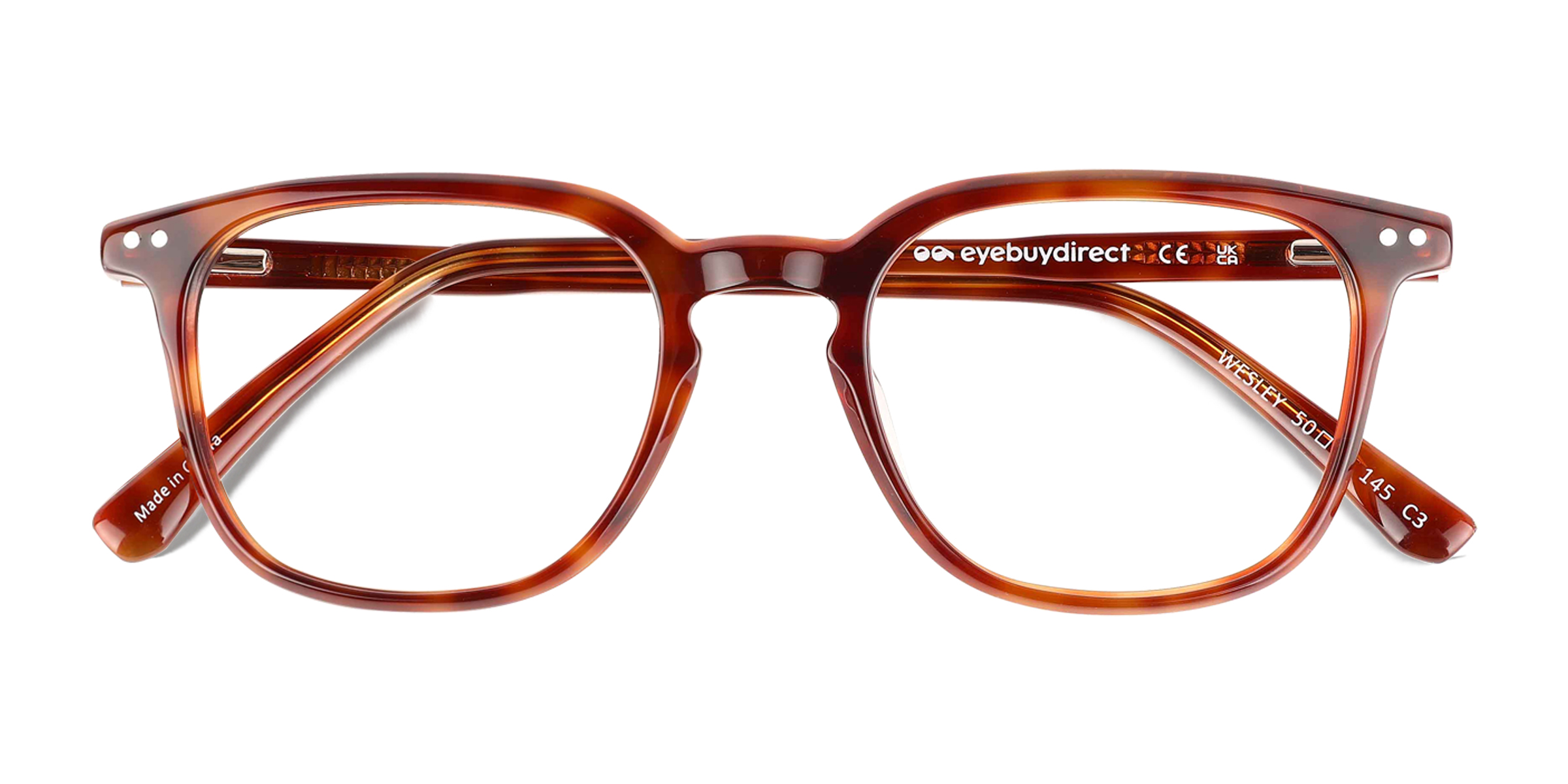 Tortoise Wesley -  Acetate Eyeglasses