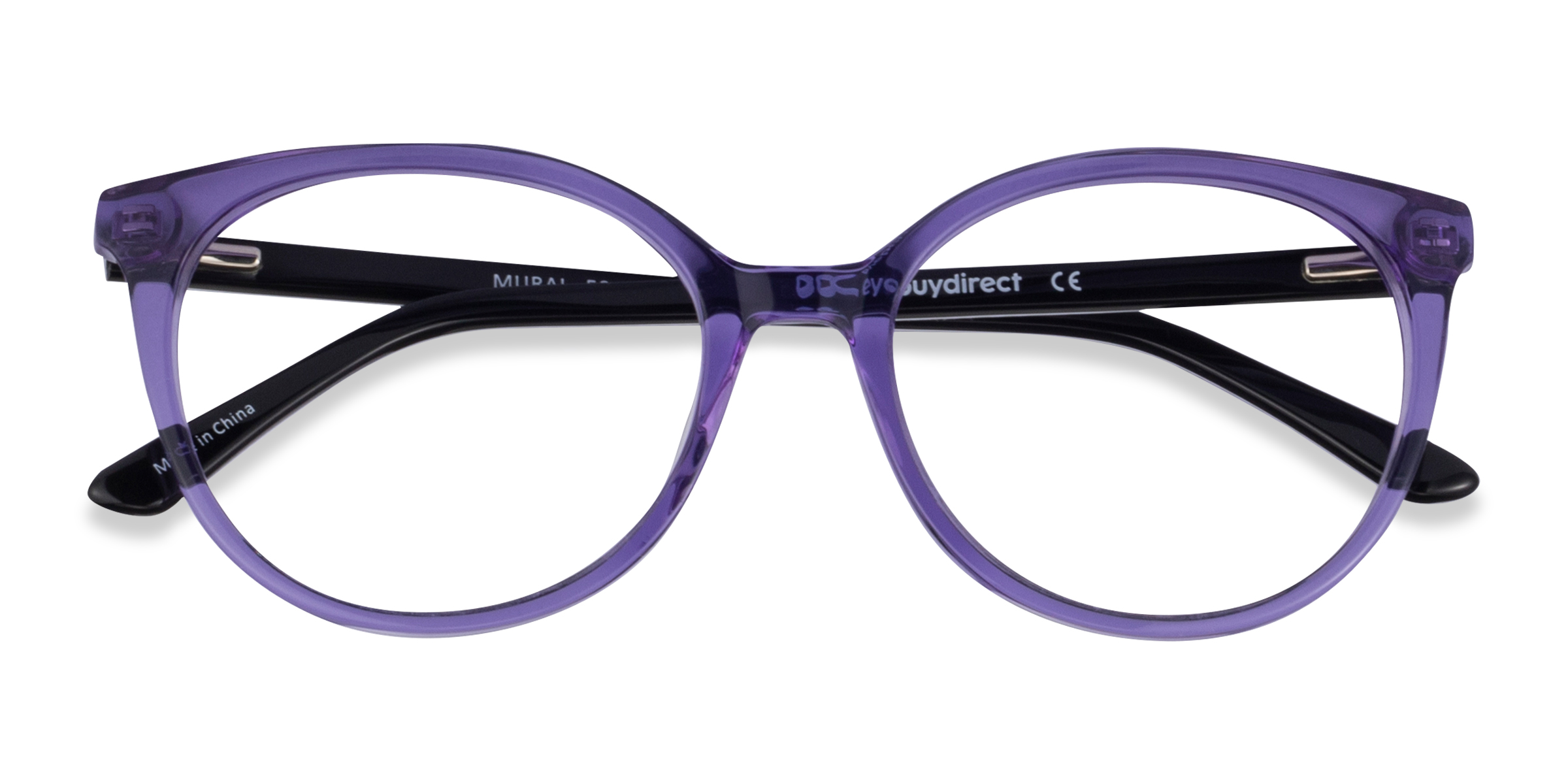 Violet Mural - Acétate Lunettes de vue