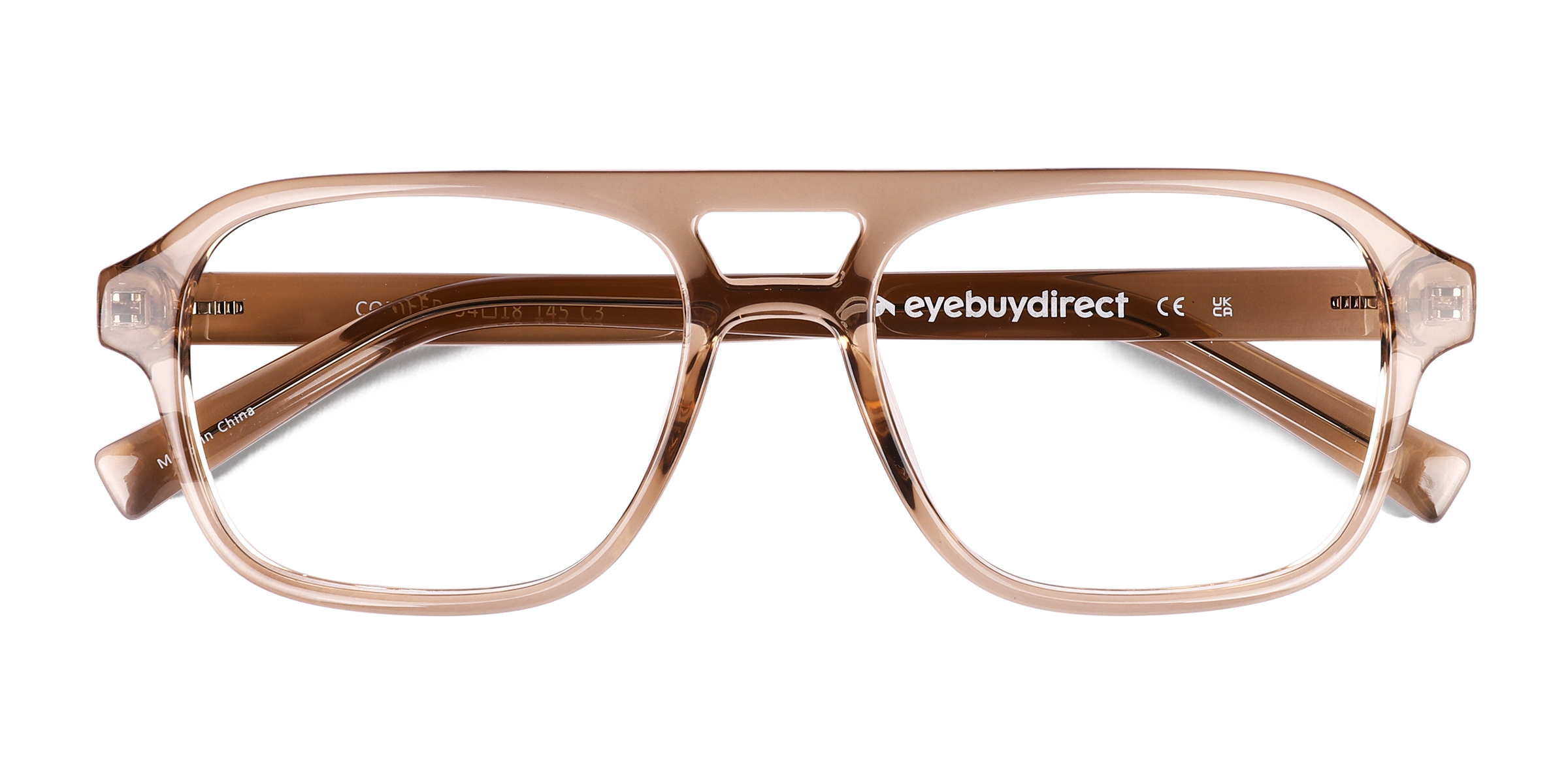 Crystal Light Brown  Conifer -  Eco-friendly Eyeglasses