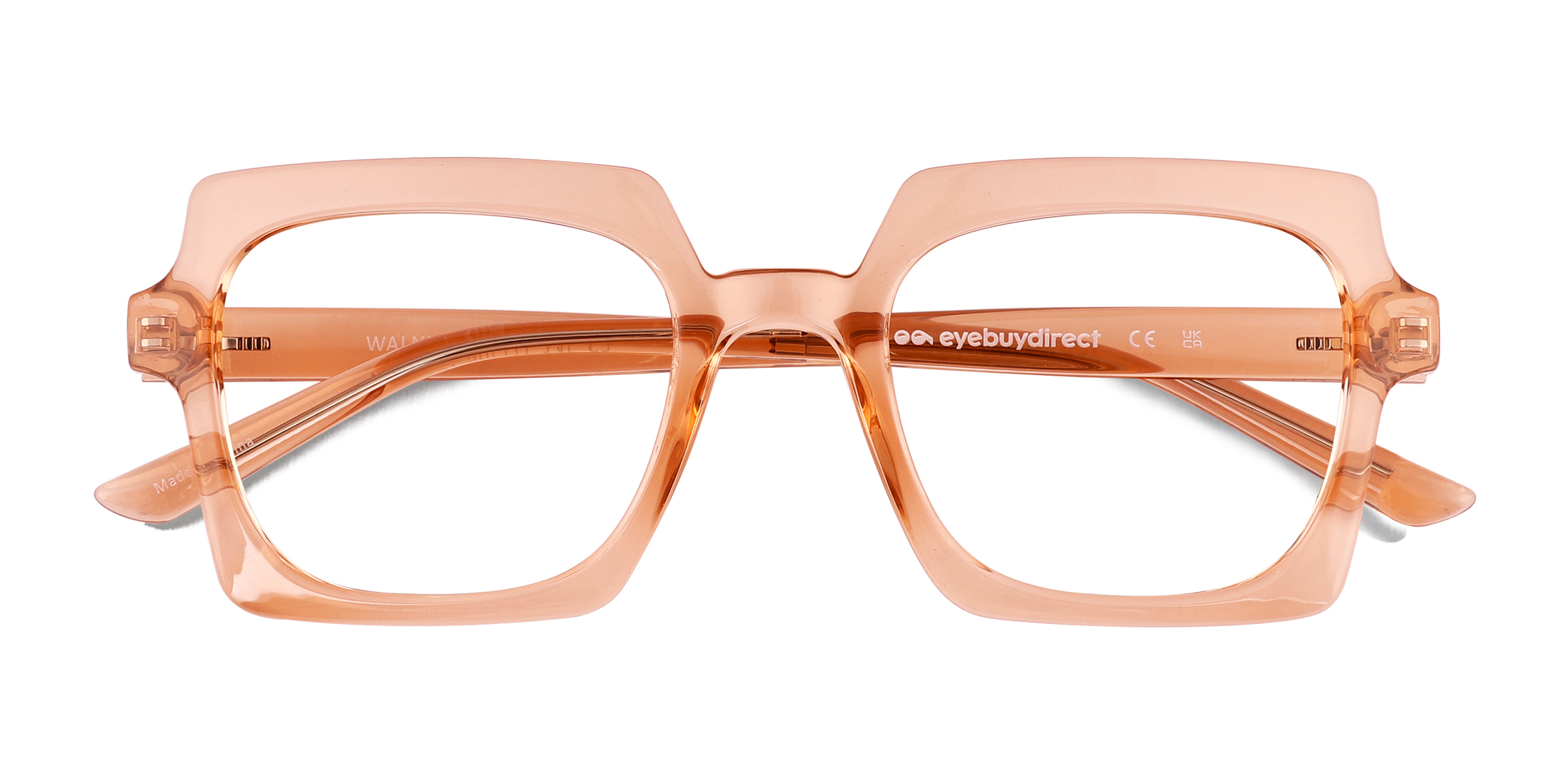Crystal Orange Walnut -  Eco-friendly Lunettes de vue