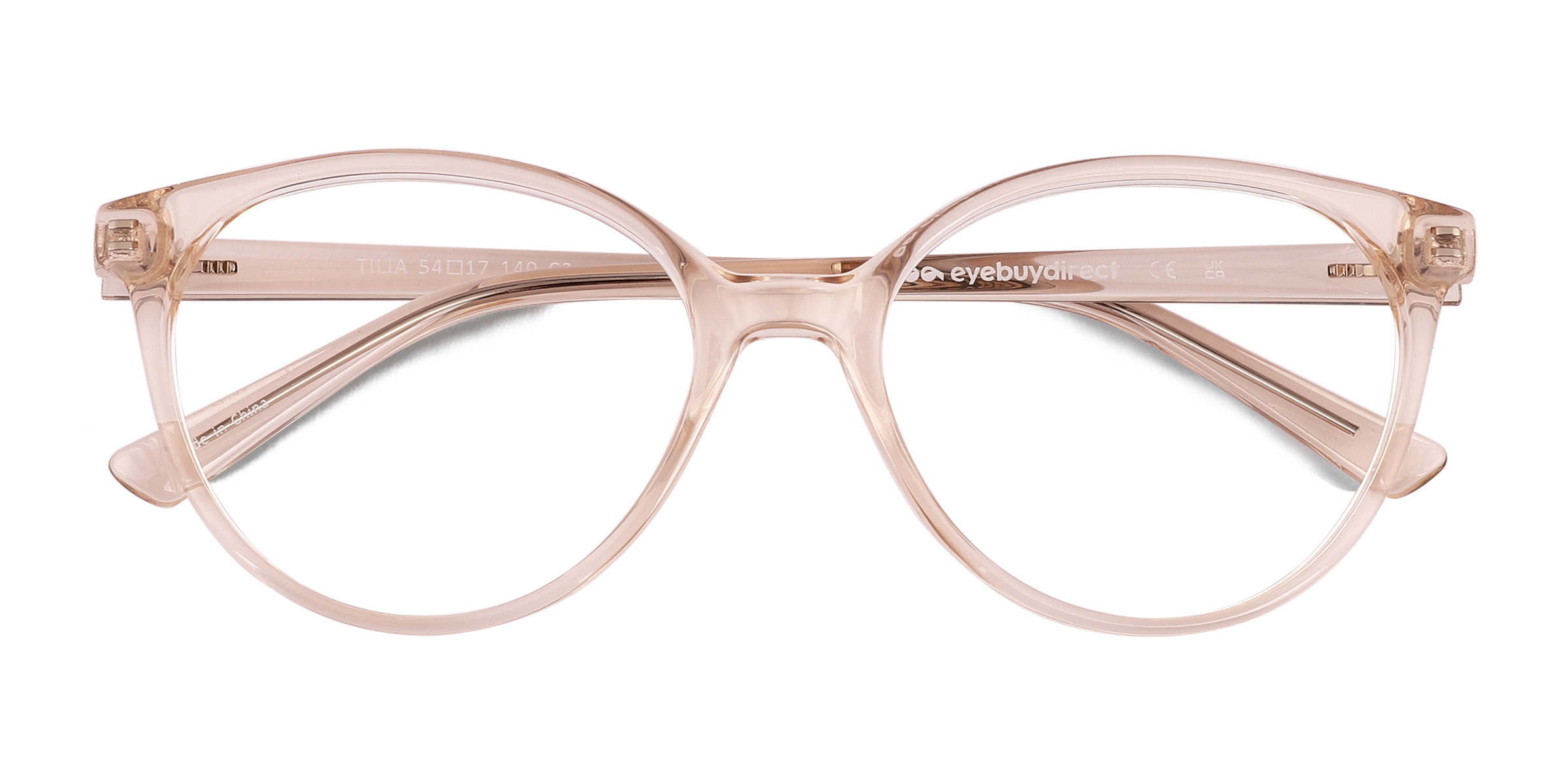 Crystal Champagne Tilia -  Eco-friendly Eyeglasses
