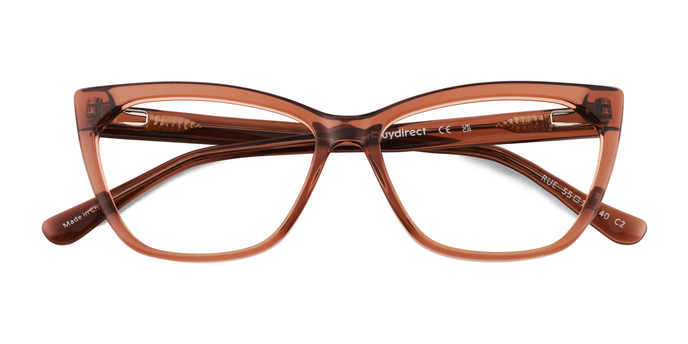 Crystal Brown Rue -  Acetate Eyeglasses