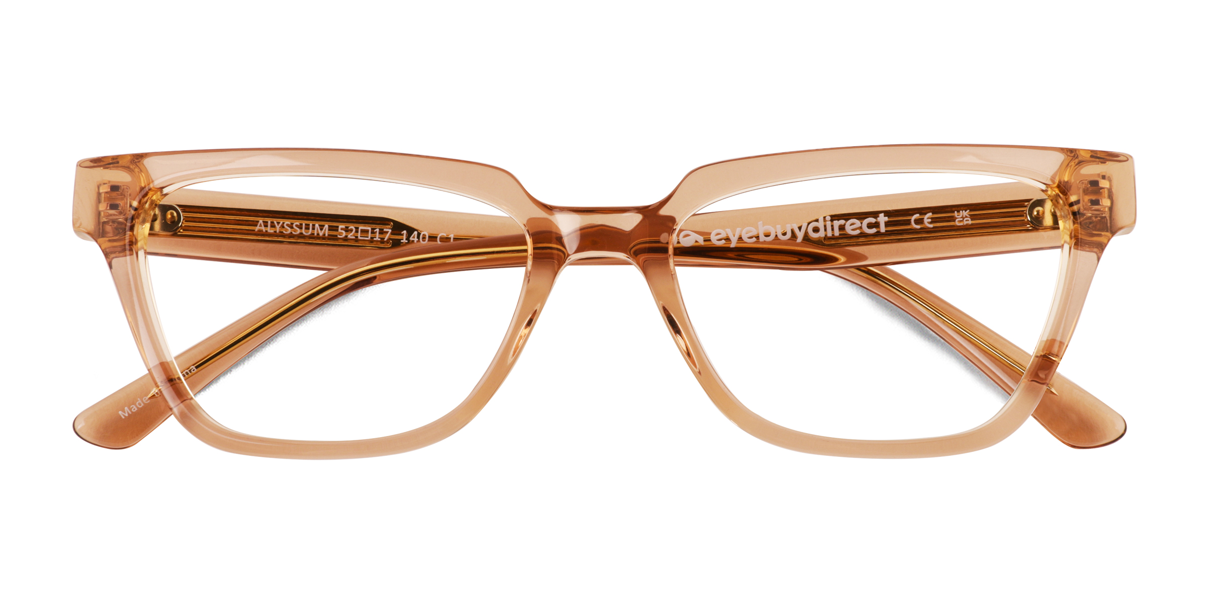 Crystal Brown Alyssum -  Acetate Eyeglasses