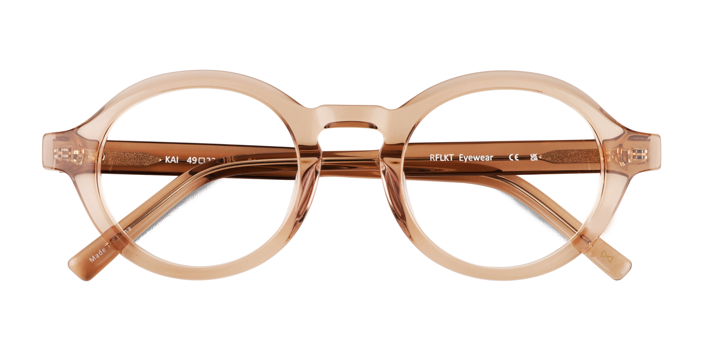 Crystal Light Brown Kai -  Acétate Lunettes de vue