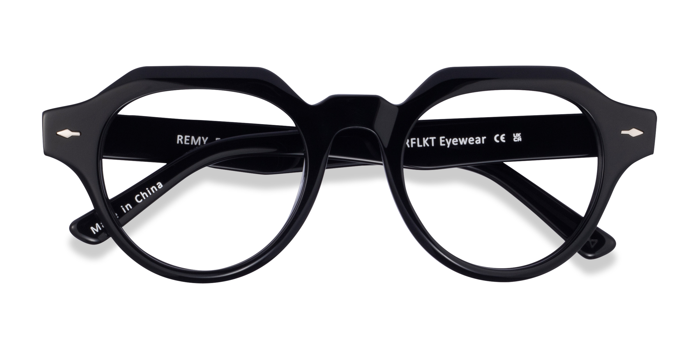 Black Remy -  Acetate Eyeglasses