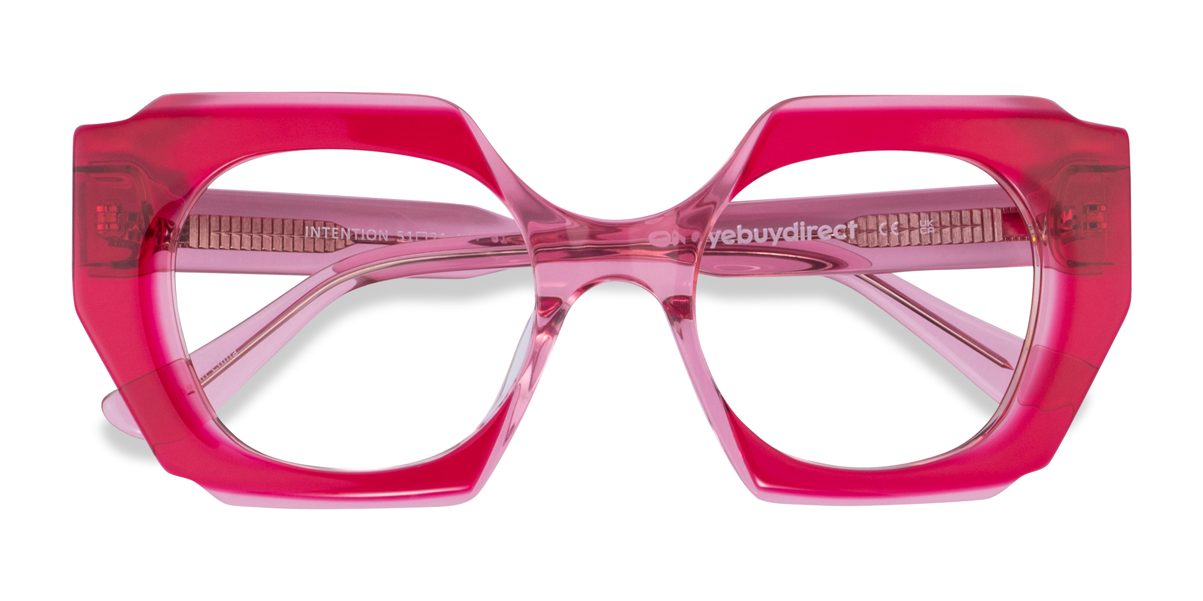 Crystal Red Pink Intention -  Acétate Lunettes de vue